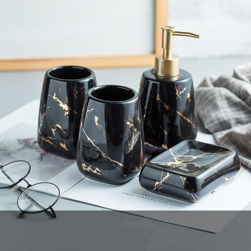 Elegant Bathroom Ceramic Set – Stylish & Durable - PRHOMZ