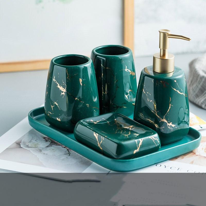 Elegant Bathroom Ceramic Set – Stylish & Durable - PRHOMZ