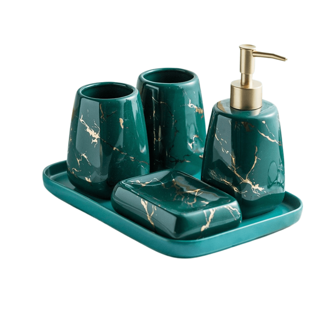 Elegant Bathroom Ceramic Set – Stylish & Durable - PRHOMZ