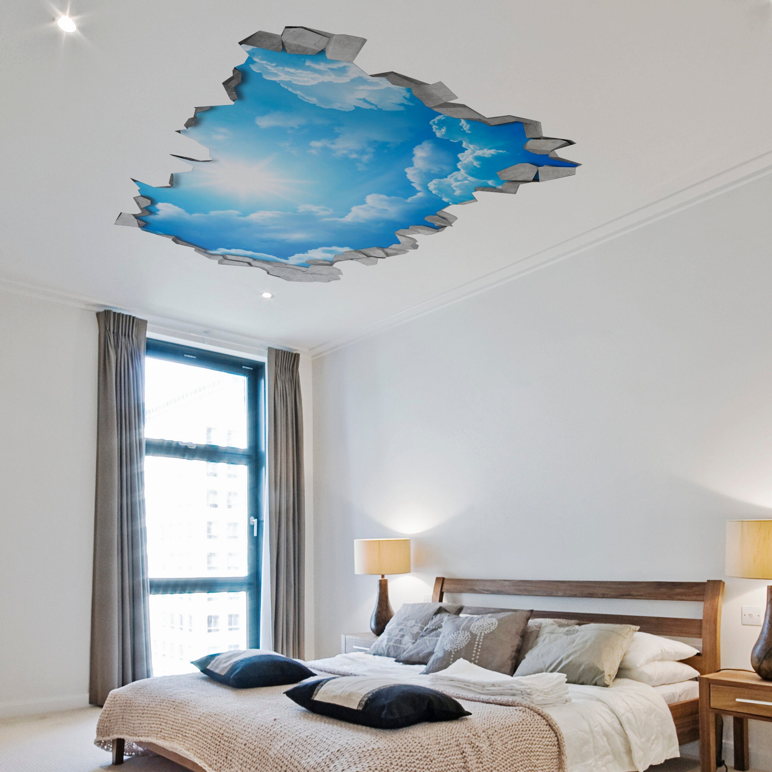 Sky 3D Effect Ceiling Decals-1