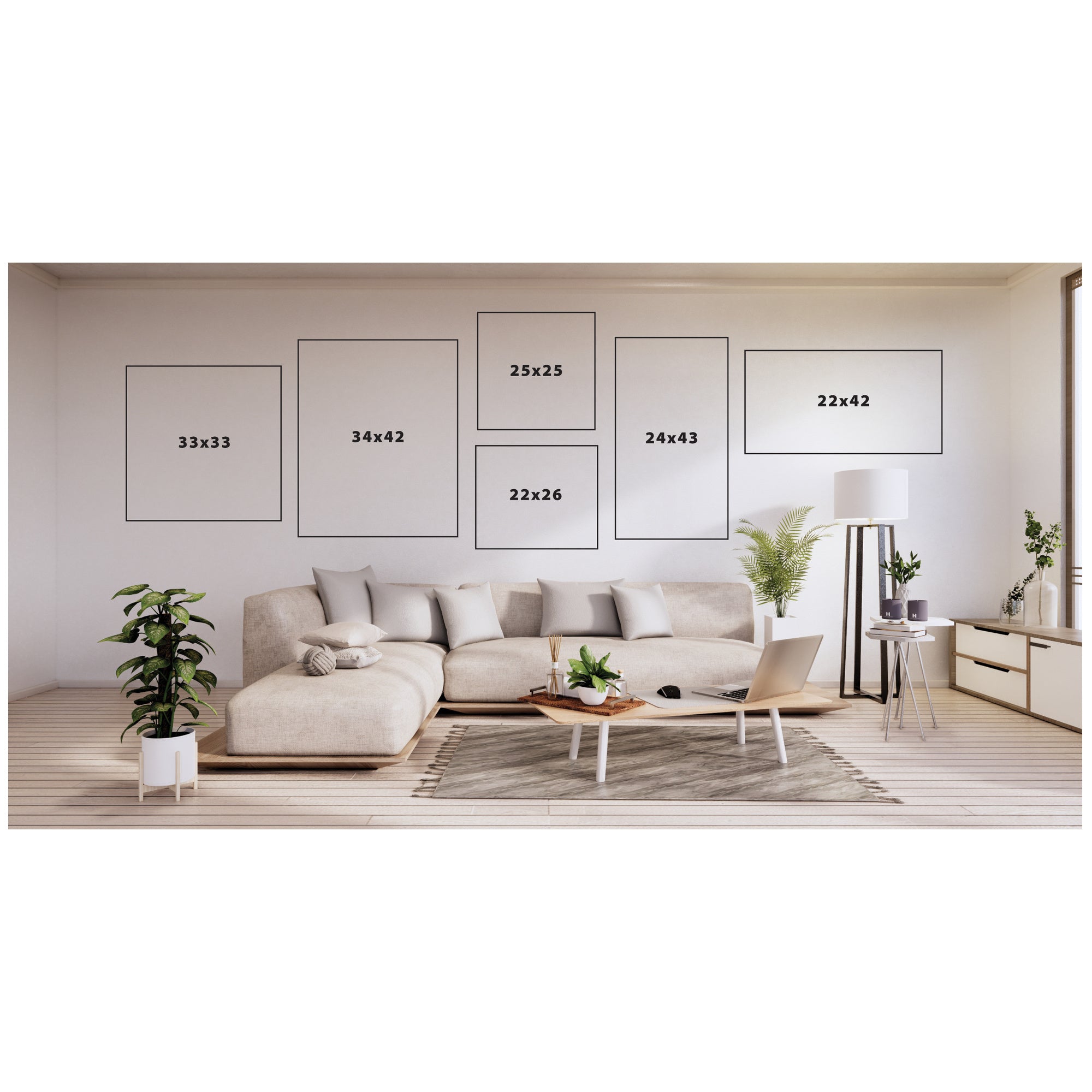 Luxe Drift Modern Glamour Abstract by The Creative Bunch Studio Framed Wall Art Print