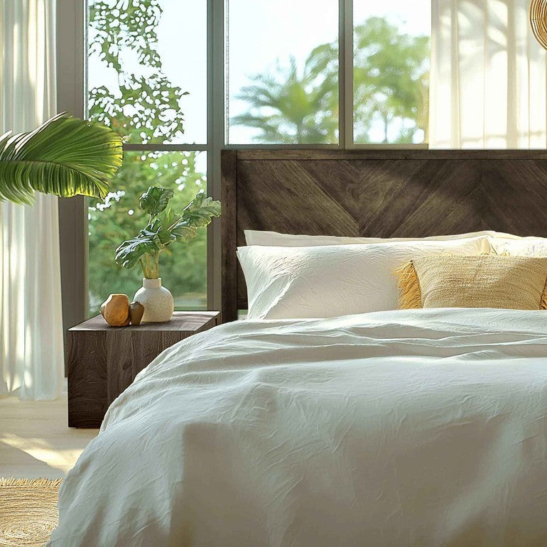Alander Solid Wood Bed Frame