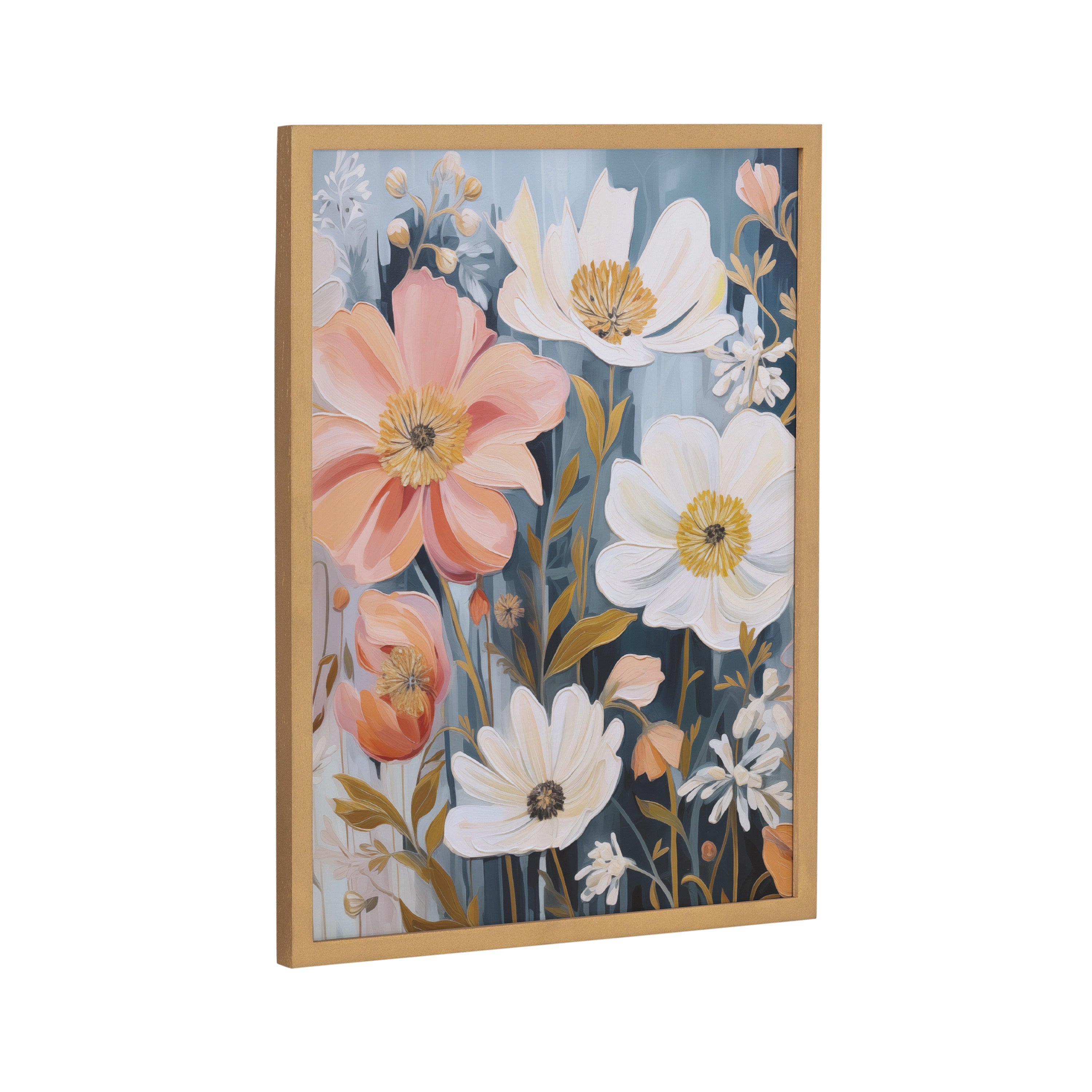 Gallery Boho Flowers in Muted Neutrals Print by The Creative Bunch Studio