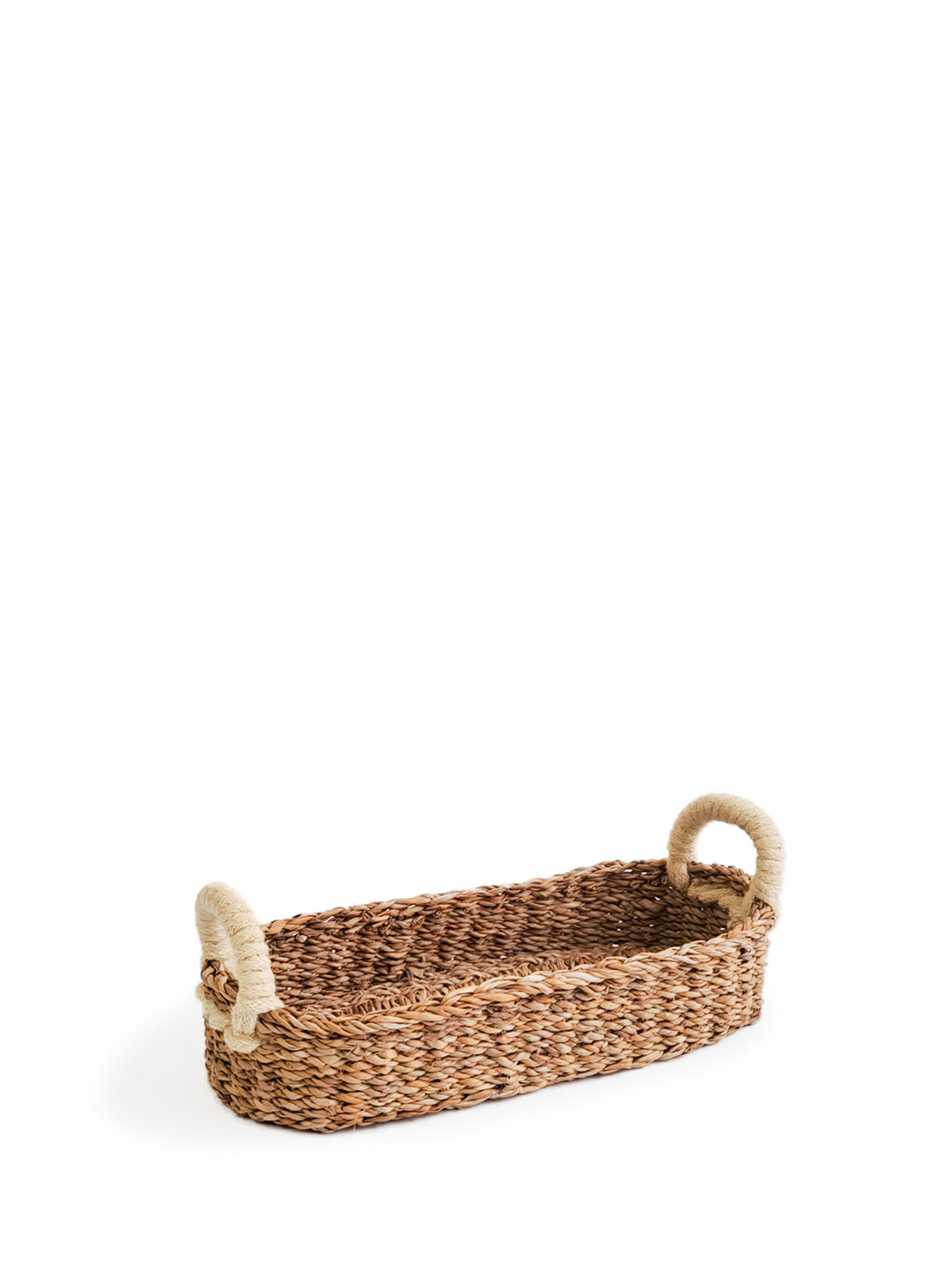 Savar Bread Basket with White Handle-5