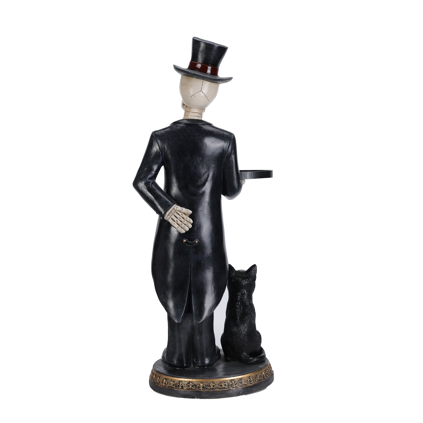 Halloween Skeleton Butler Floor Statue