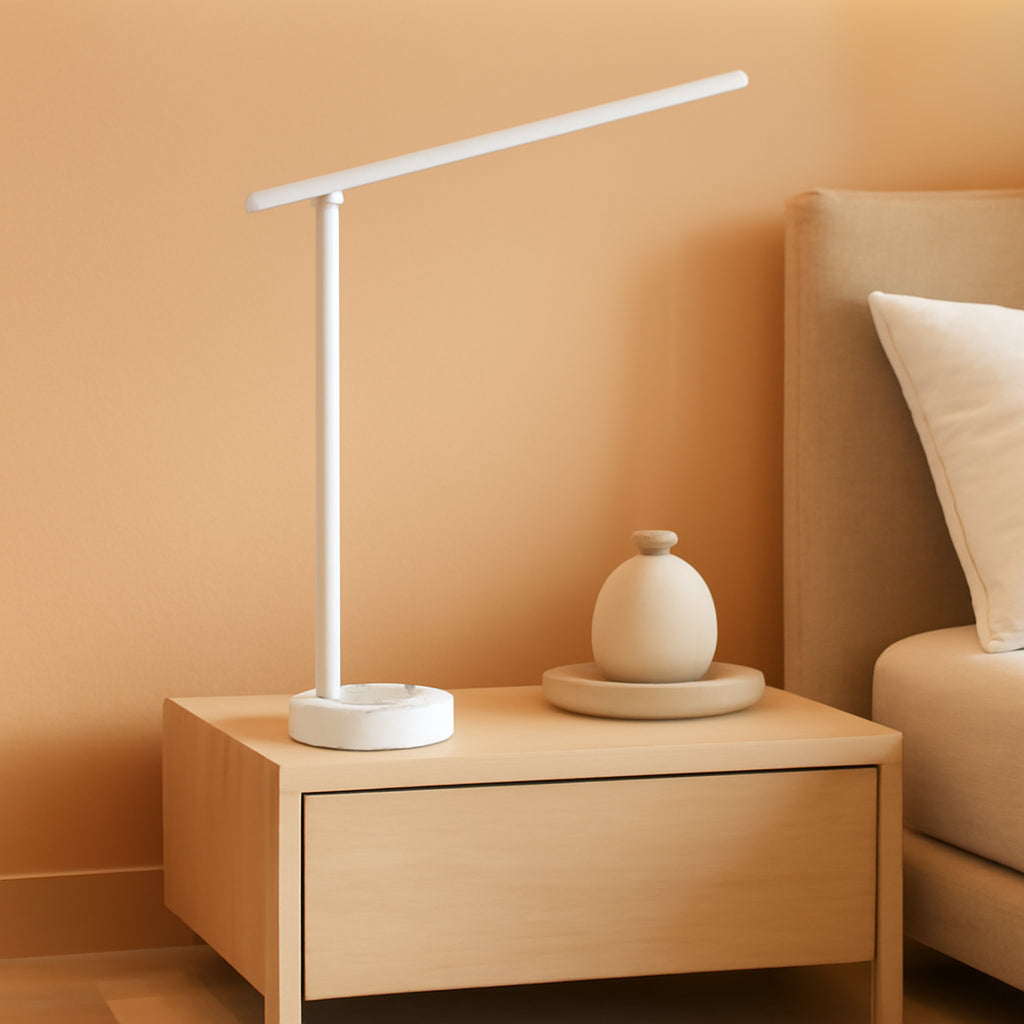 LED Desk Lamp With USB Ports And Dimmable Eye Caring