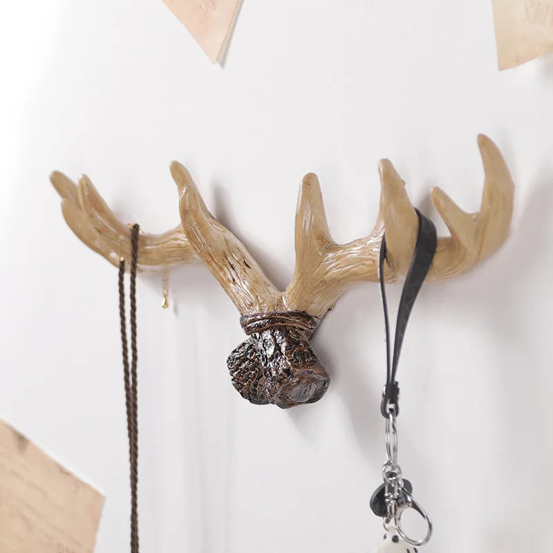 Wall Décor Antlers Hook Key Holder Coat Hooks Towel Wall Hooks