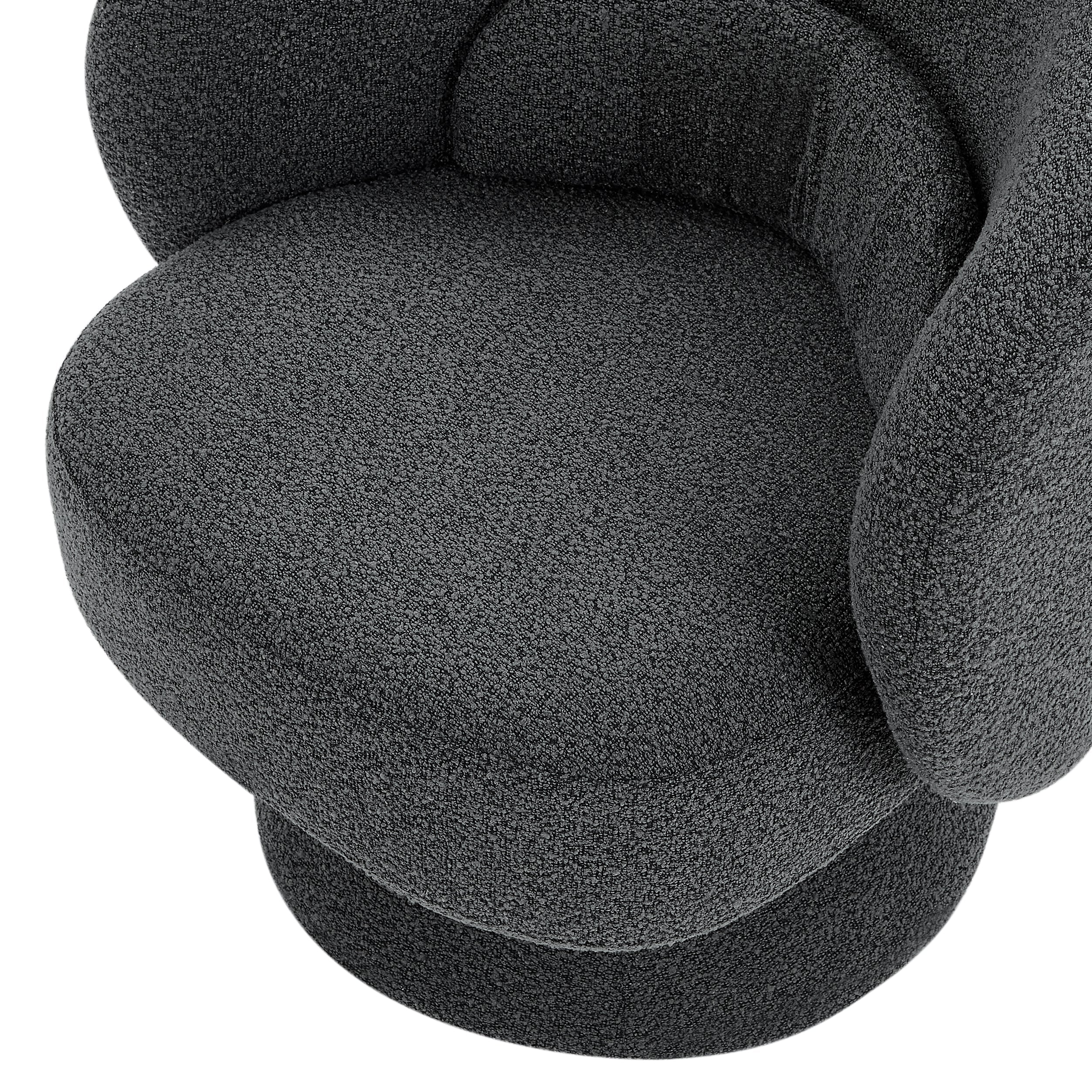 360 Degree Swivel Sherpa Accent Chair-4