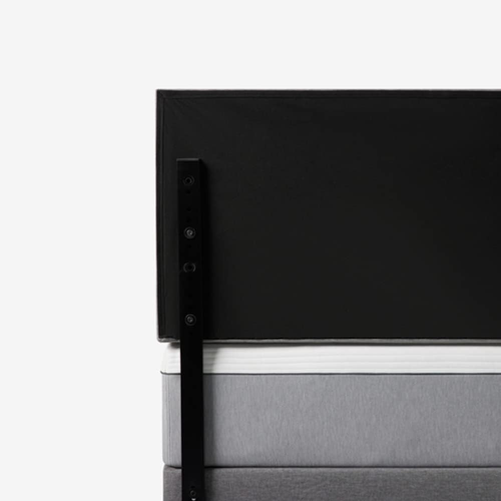 Charcoal Upholstered King Size Bed Frame with Legs