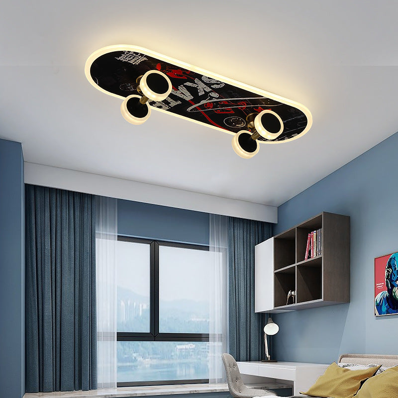 Ceiling Scooter Smart Colorful Bedroom Light