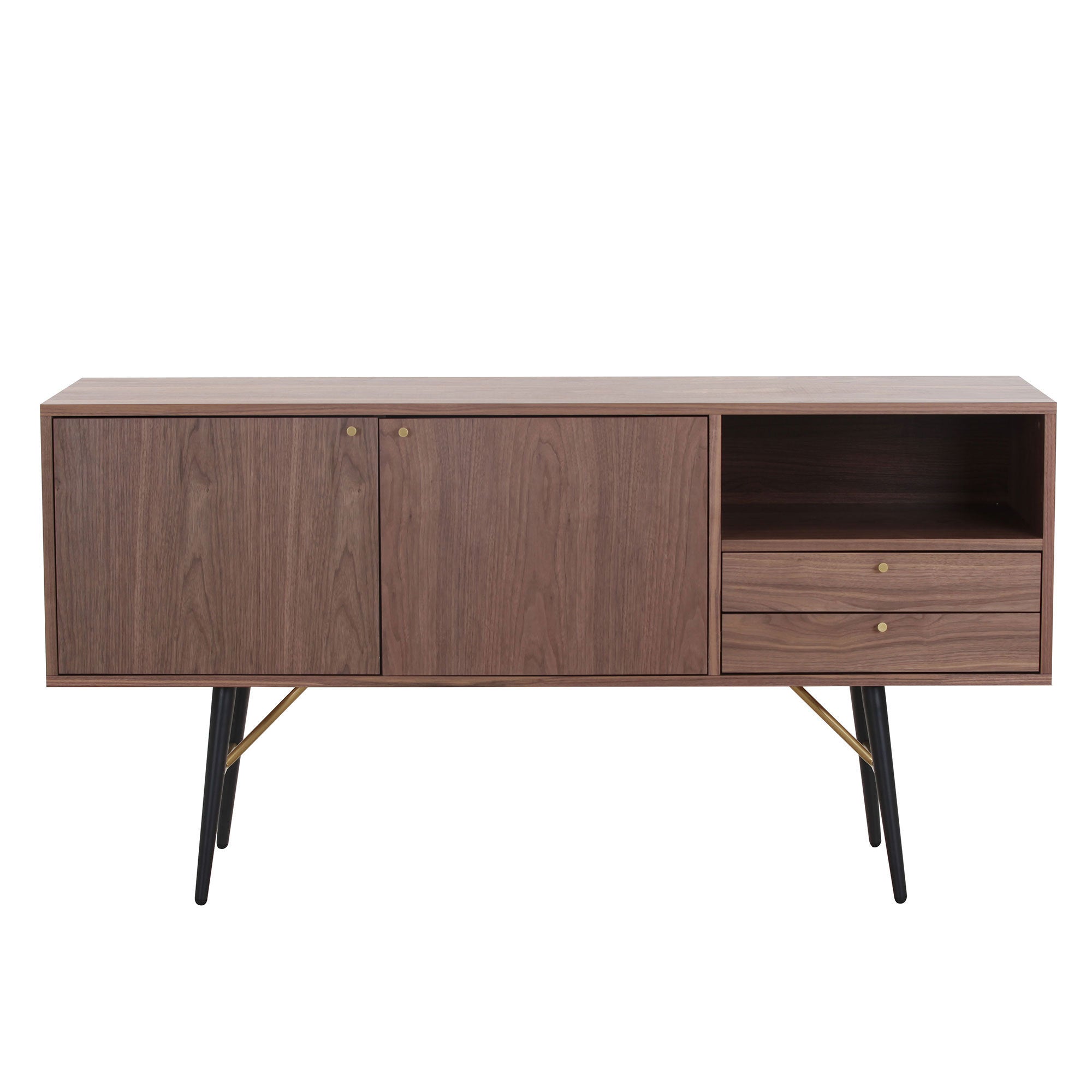 Modern Sideboard TV Stand with 2 Door and 2 drawers-0