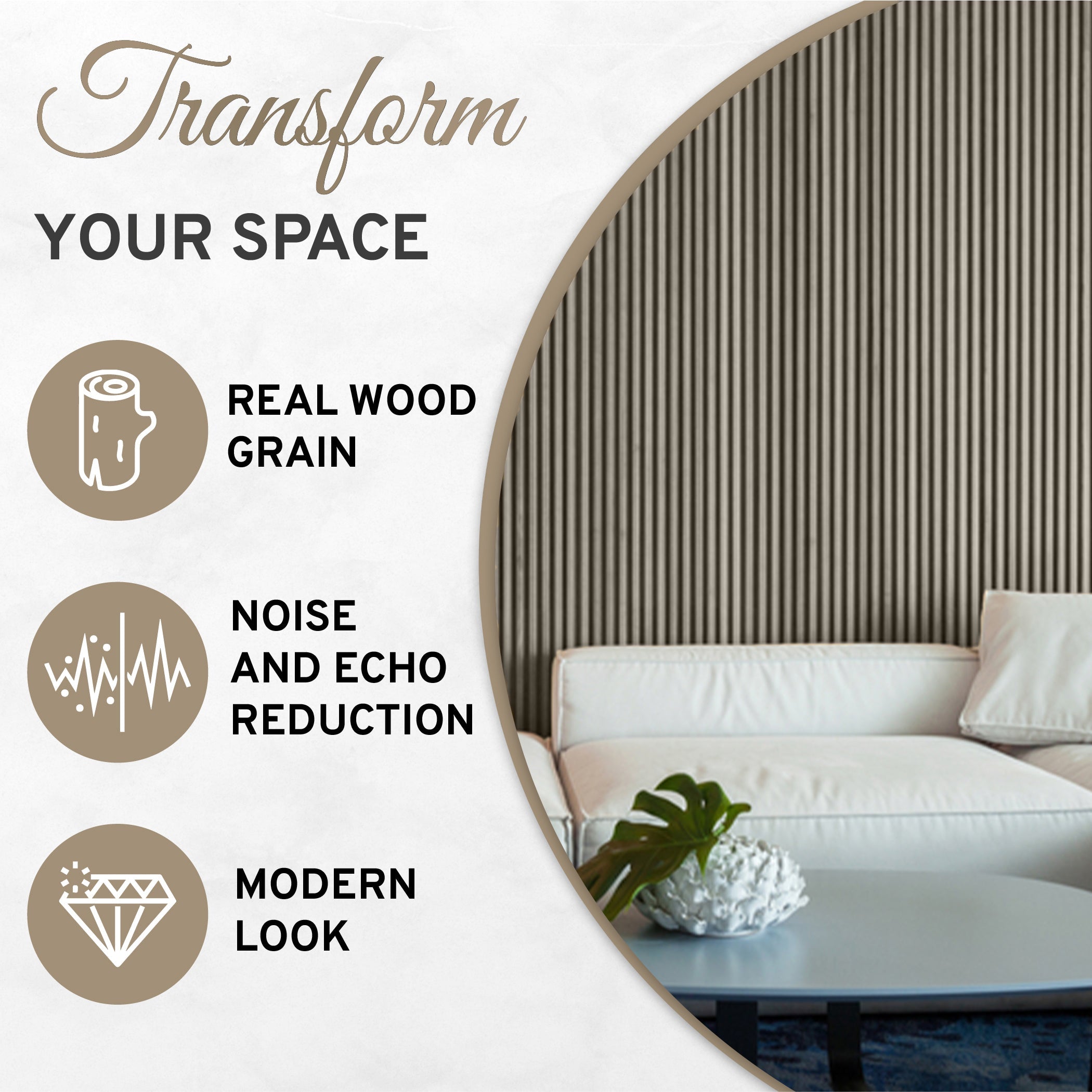 2-Pack Acoustic Wall Panels – Gray