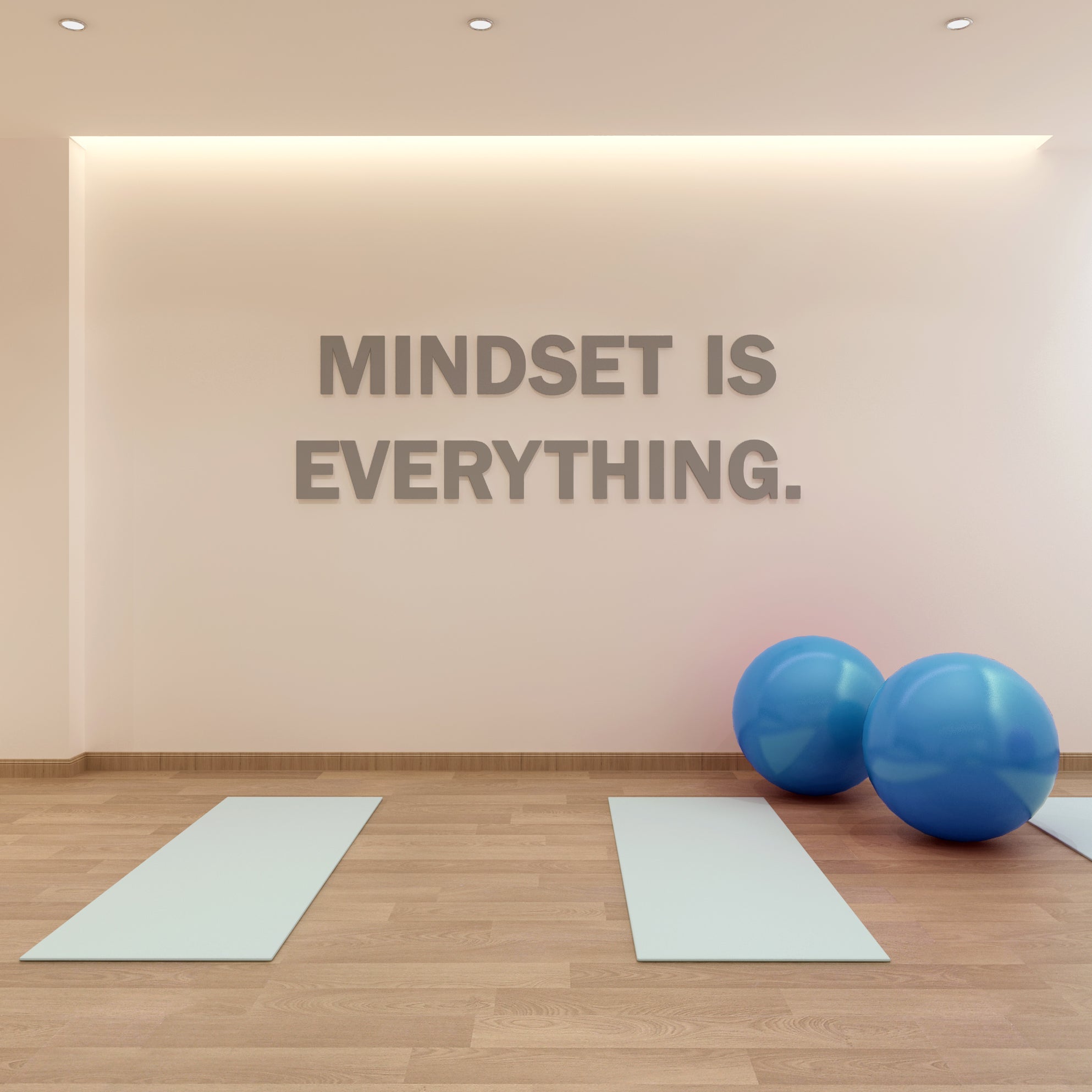 Mindset is Everything Wall Decor 3D-2