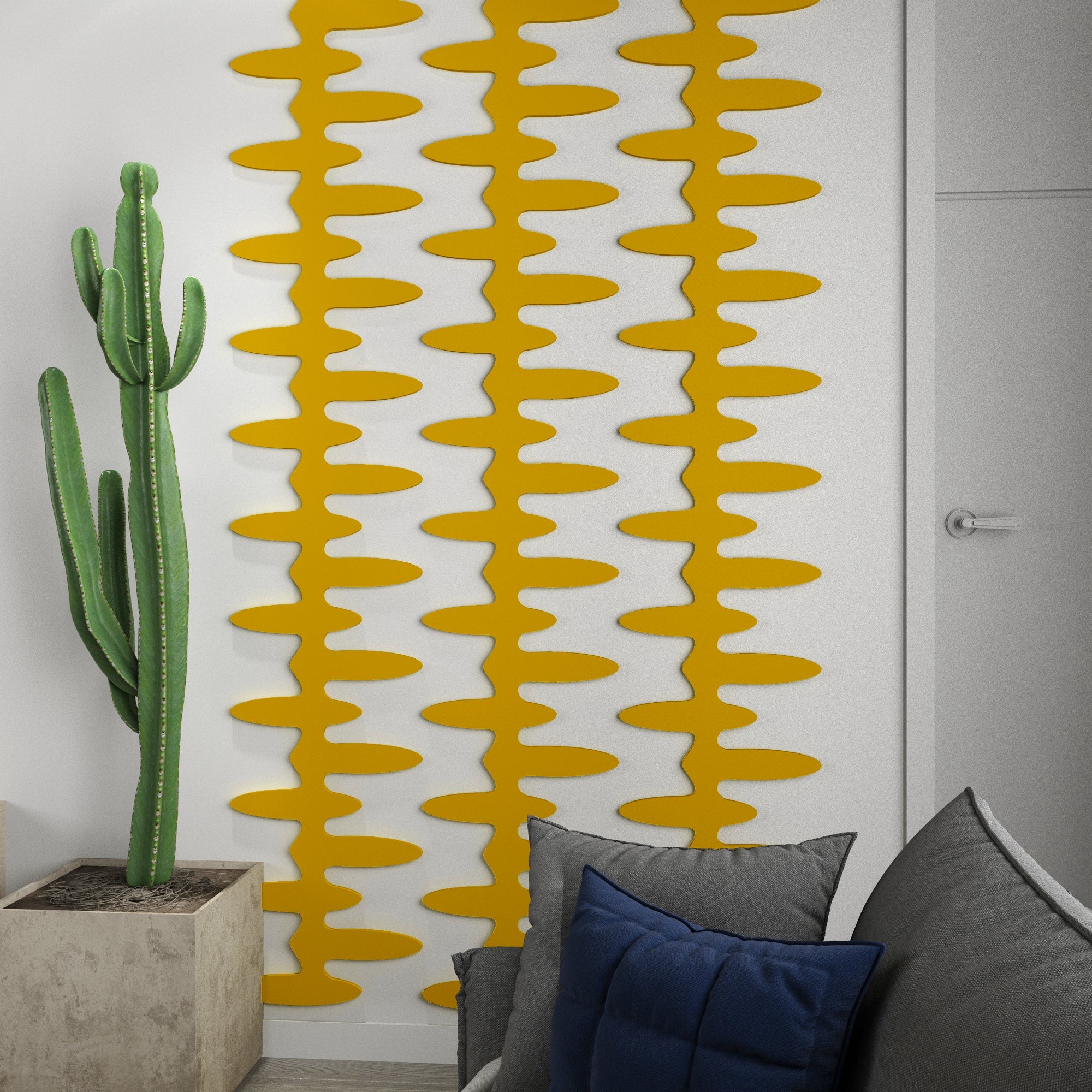 Mid Century Groovy Wall Panels-2