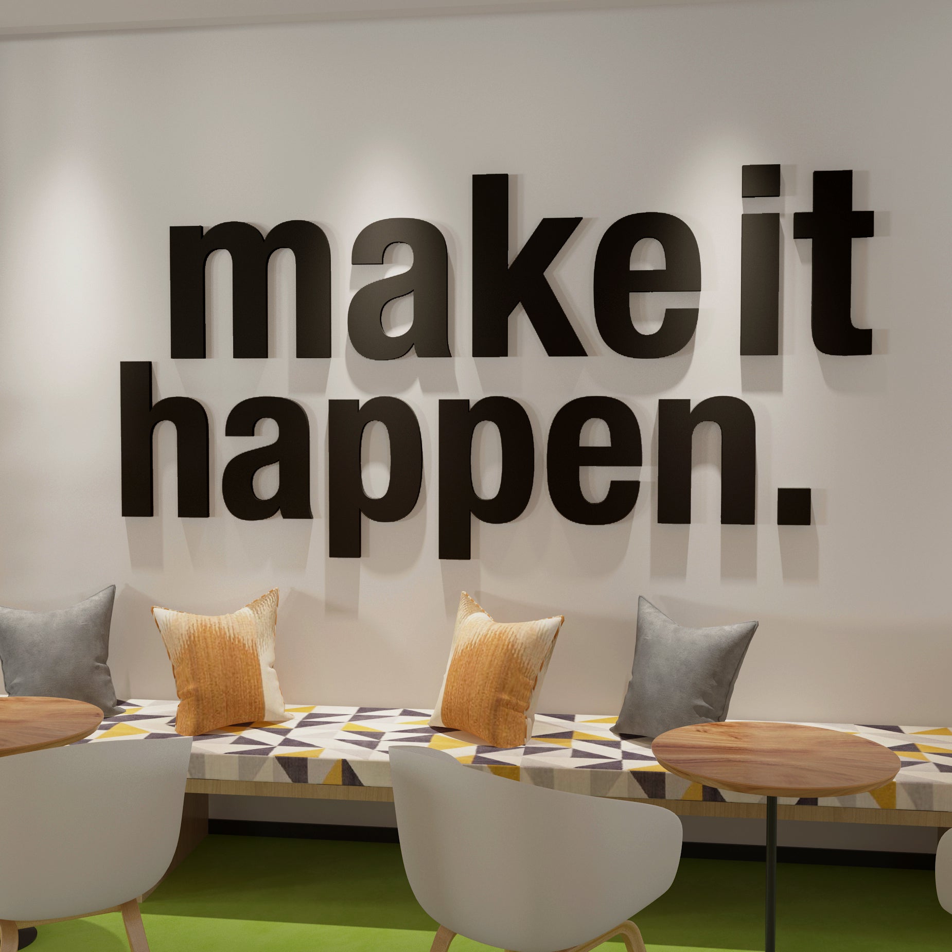 Make it Happen 3D Office Decor-1