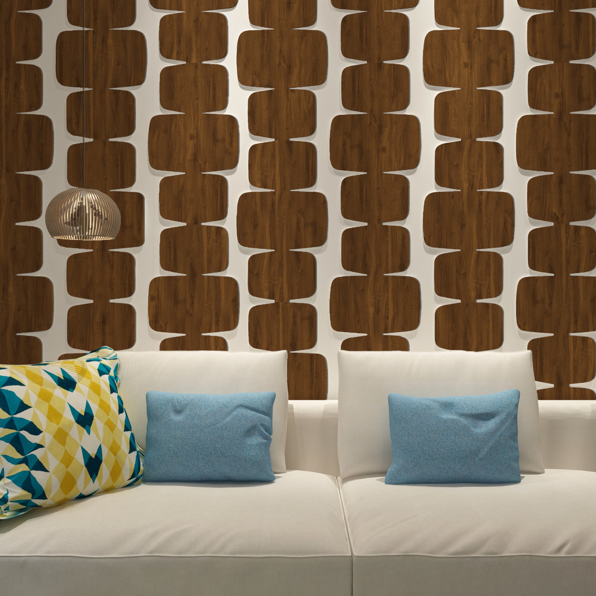 Columns Retro 70s Wall Decor-1