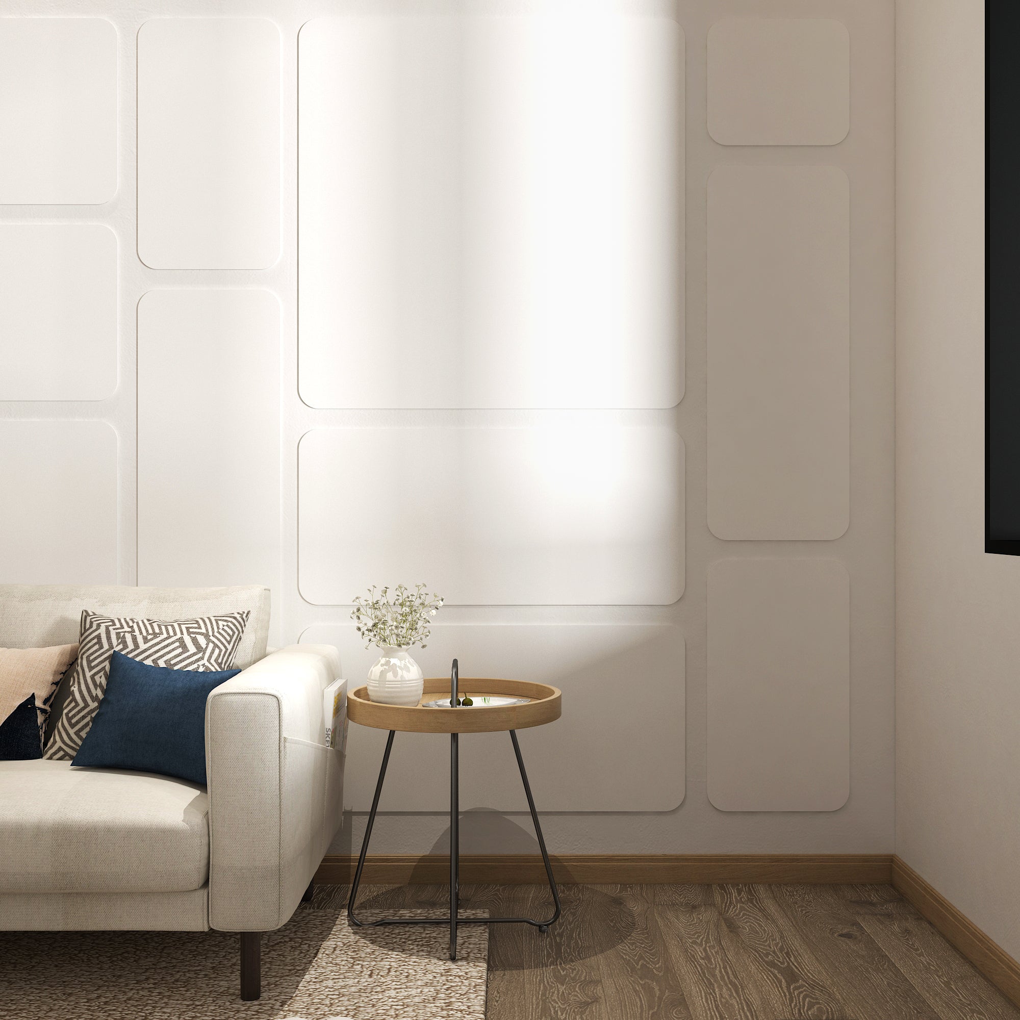 3D Wall Panels Rectangles-0