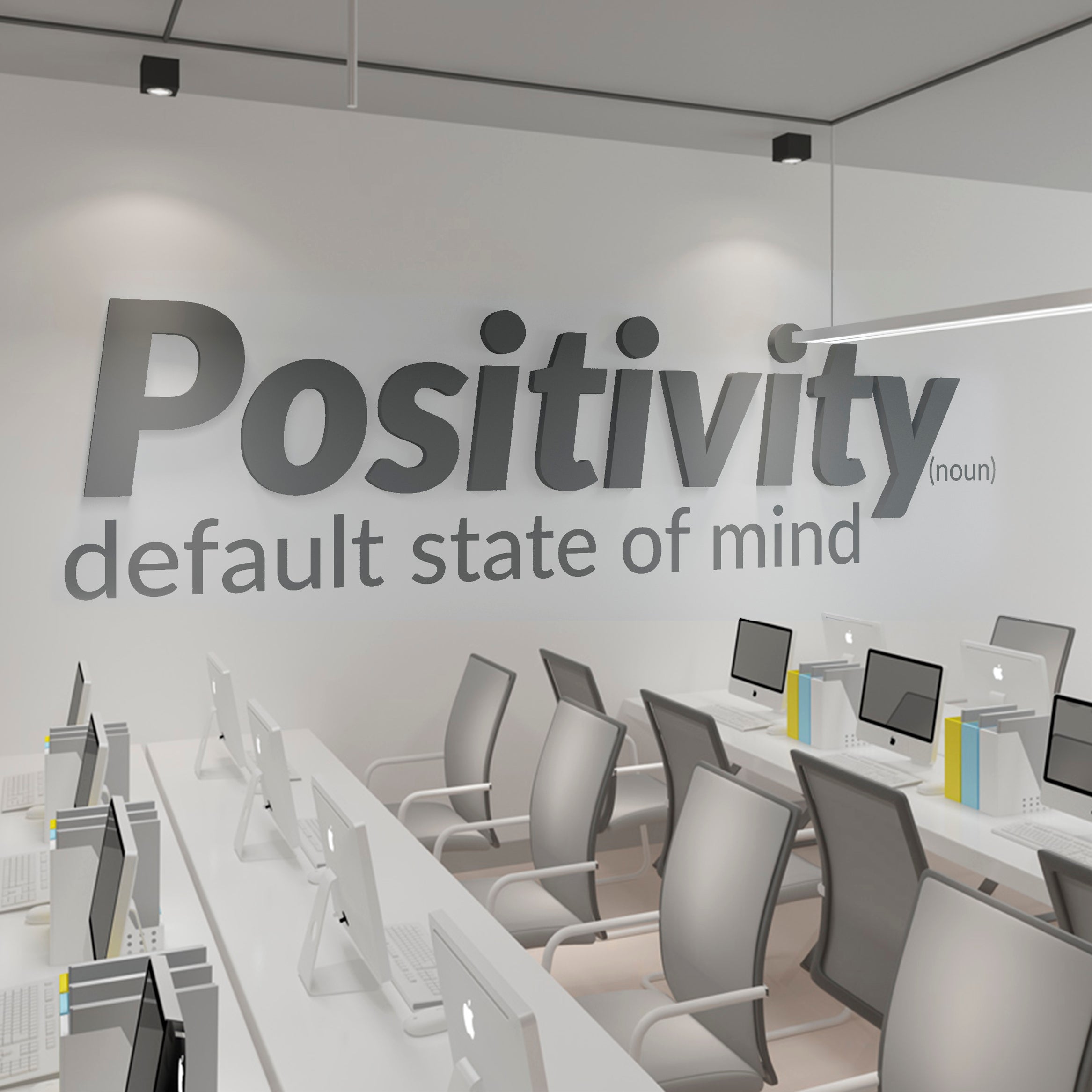 Positivity Definition 3D Office Wall Decor-0