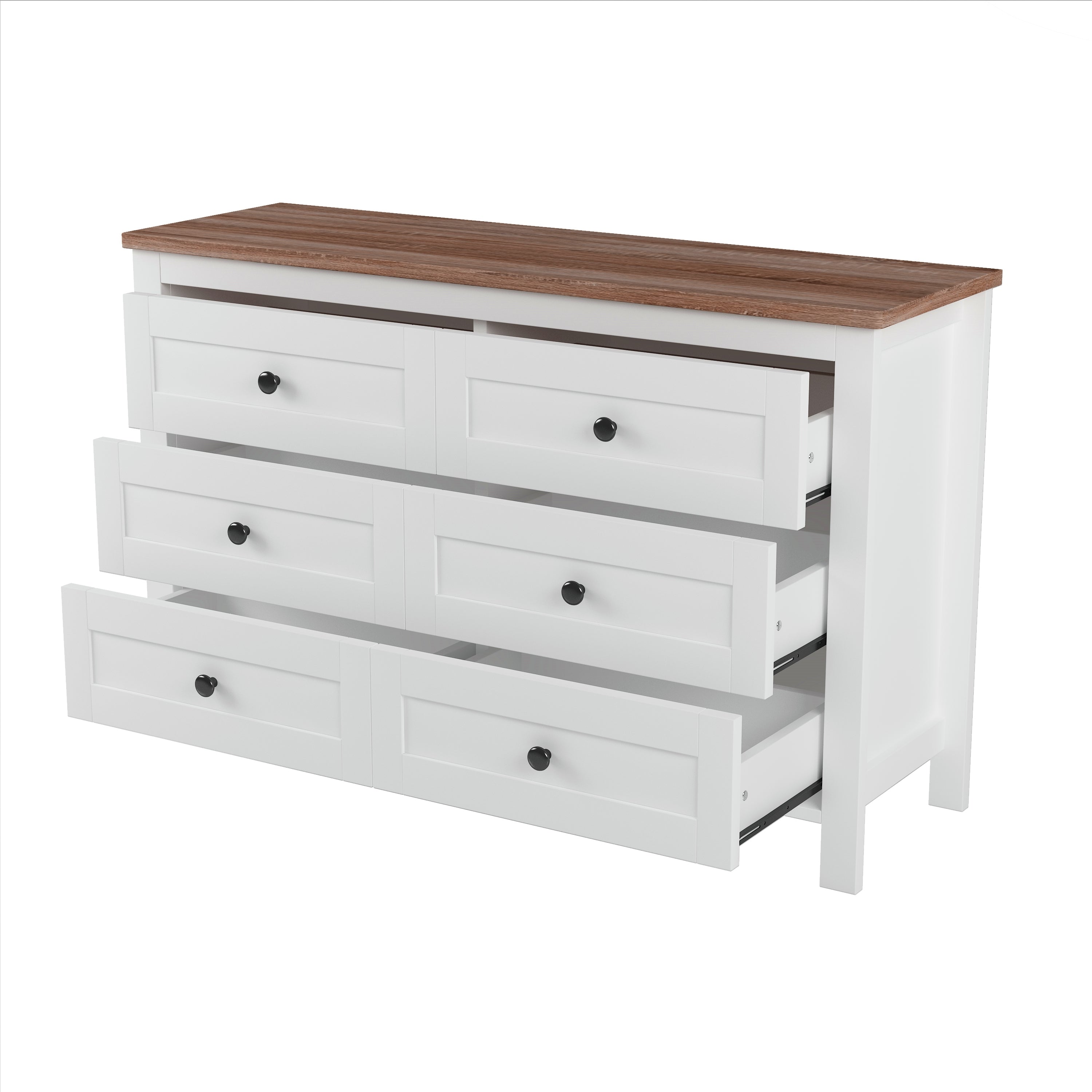 3-Piece Full Size Farmhouse Platform Bed Set with Storage