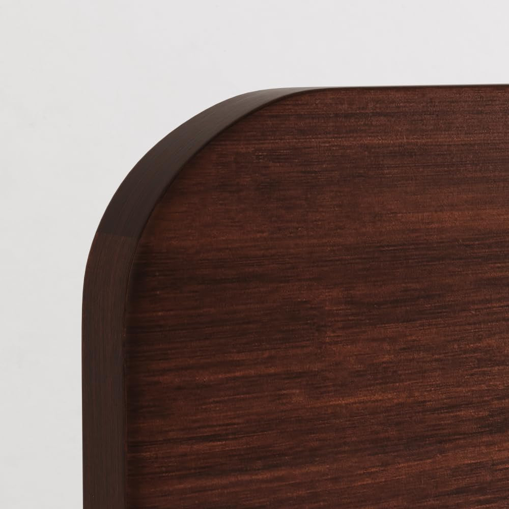 Bamboo Headboard Full Walnut Easy Tool Free Setup