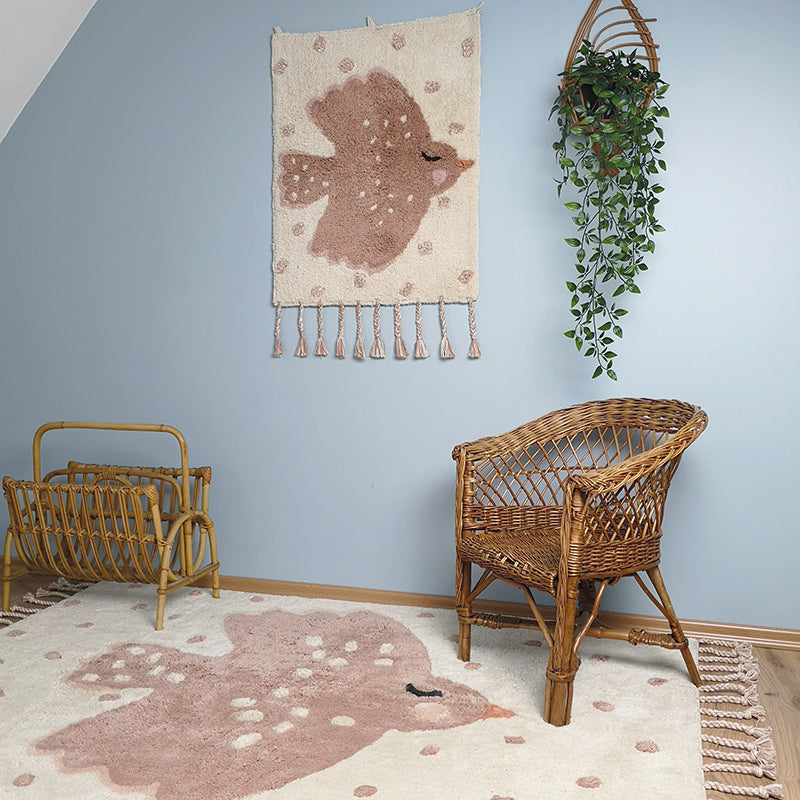 BIRDY children's rug with bird pattern