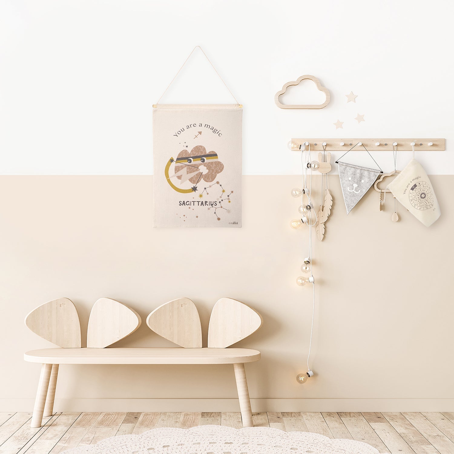 LITTLE SAGITTARIUS children's wall decoration zodiac sign sagittarius