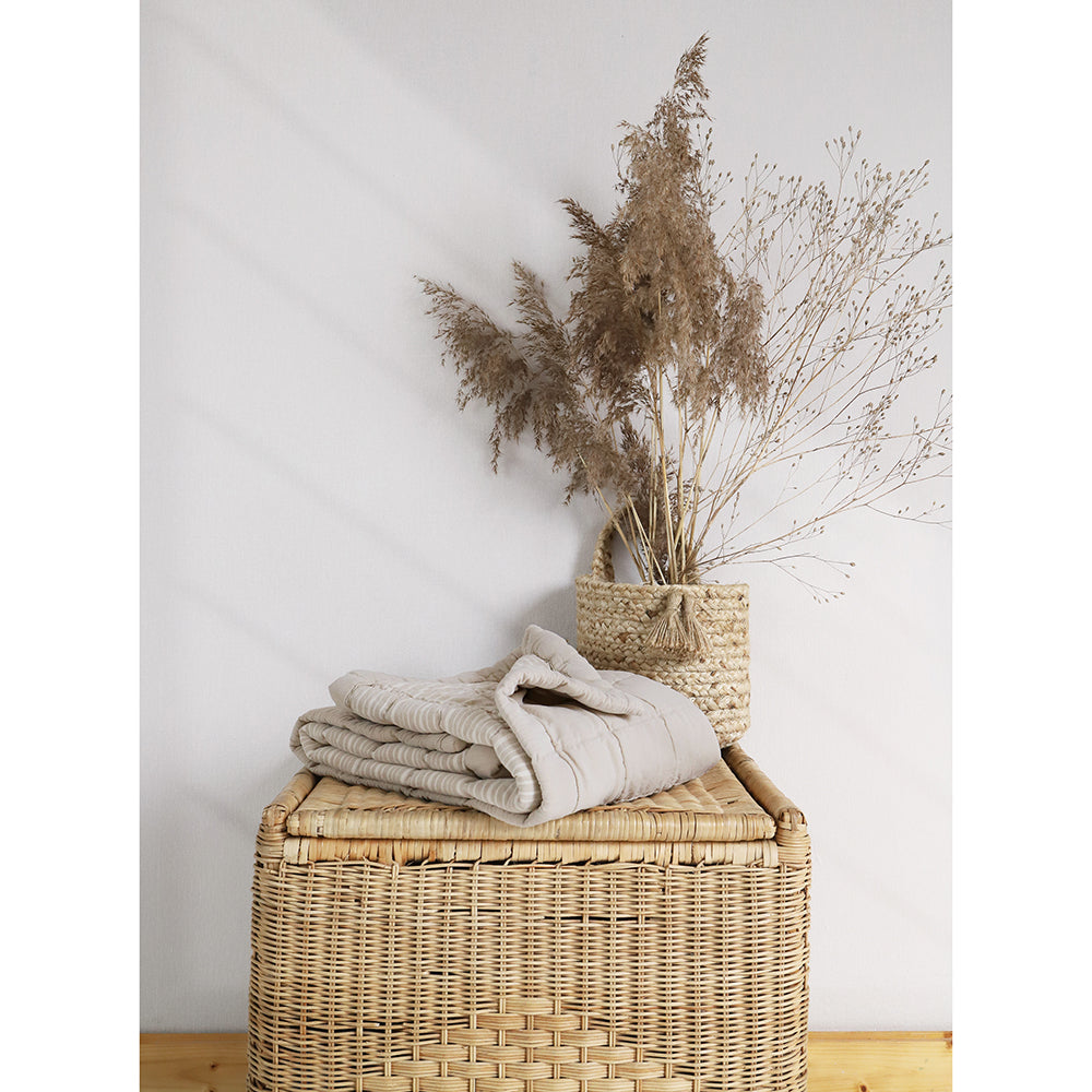 ANNA SABLE LAVE reversible baby blanket