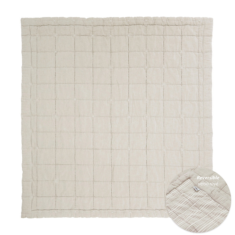 ANNA SABLE LAVE reversible baby blanket