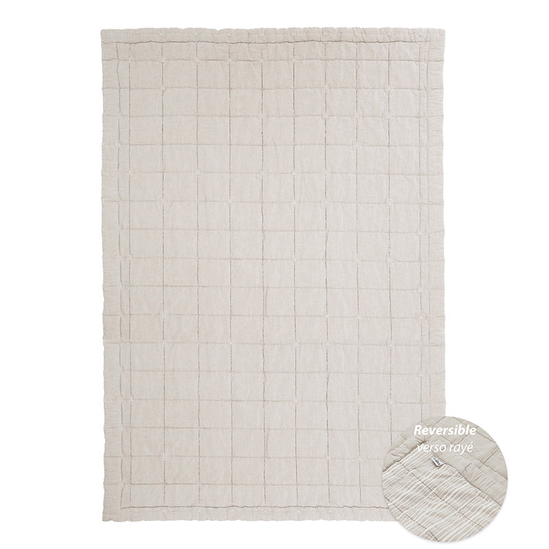 ANNA SABLE LAVE M reversible baby blanket