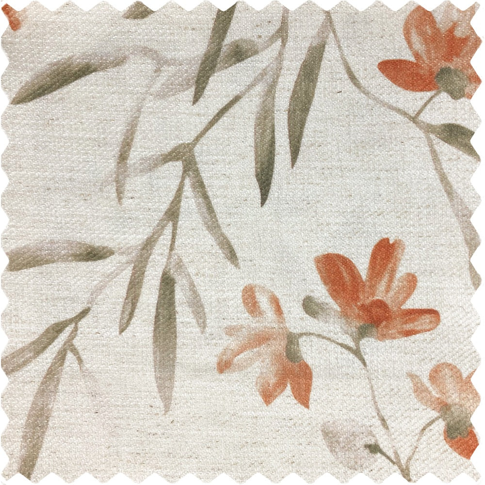Eilleen Elegant Subtle Printed Gesang Floral Curtains