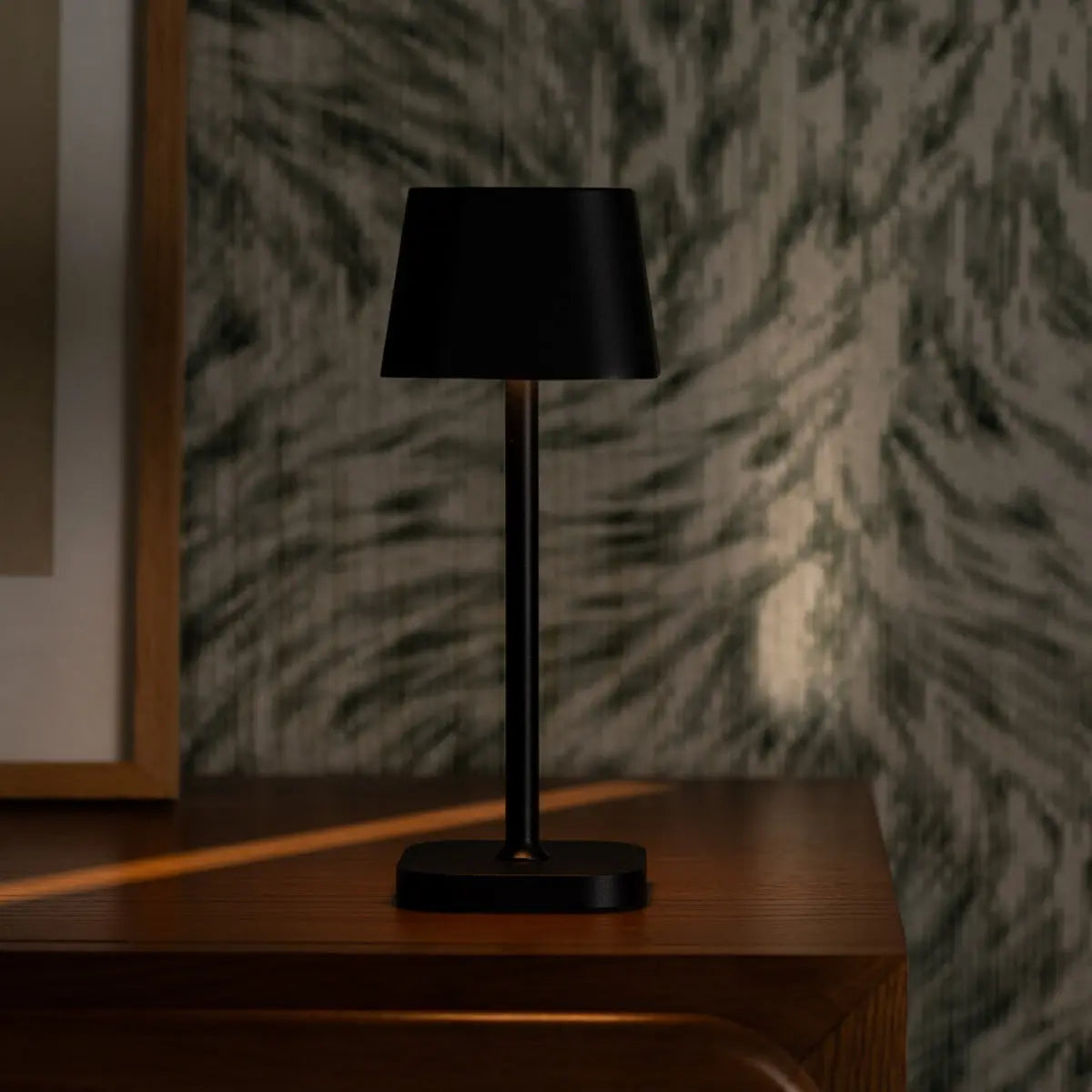 Ava Black Rechargeable Table Lamp | Sleek Cordless Lighting Solution-4