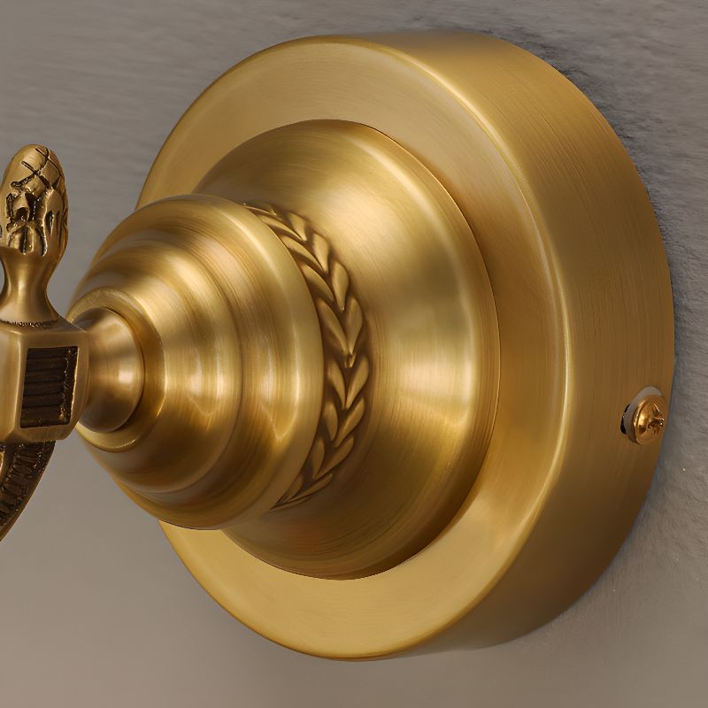 18" Vintage Brass Wall Light Sconces, 9W LED Wall lamp Retro Mirror Front lamp