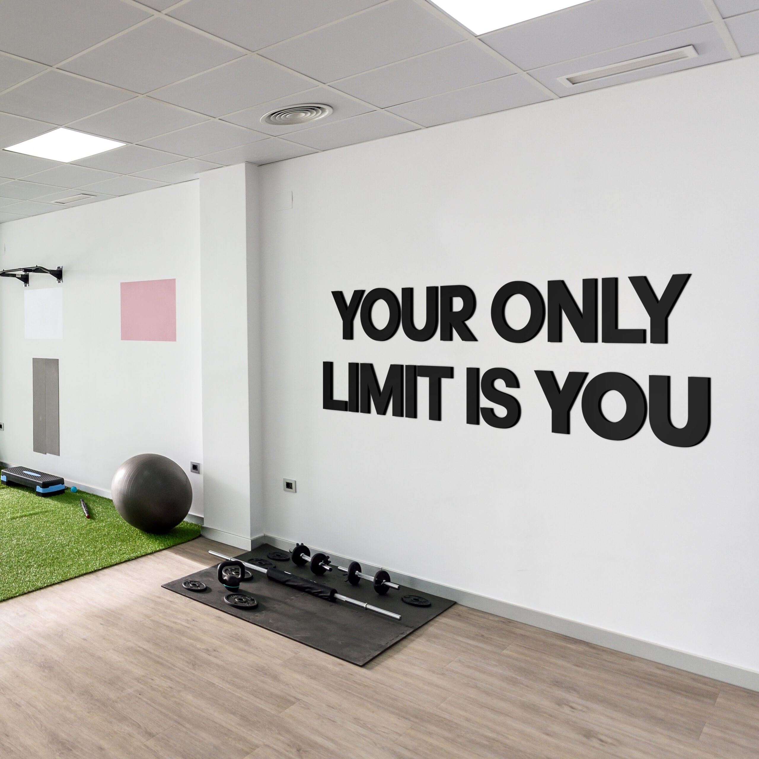 Your only limit is you 3D Gym Decor-1