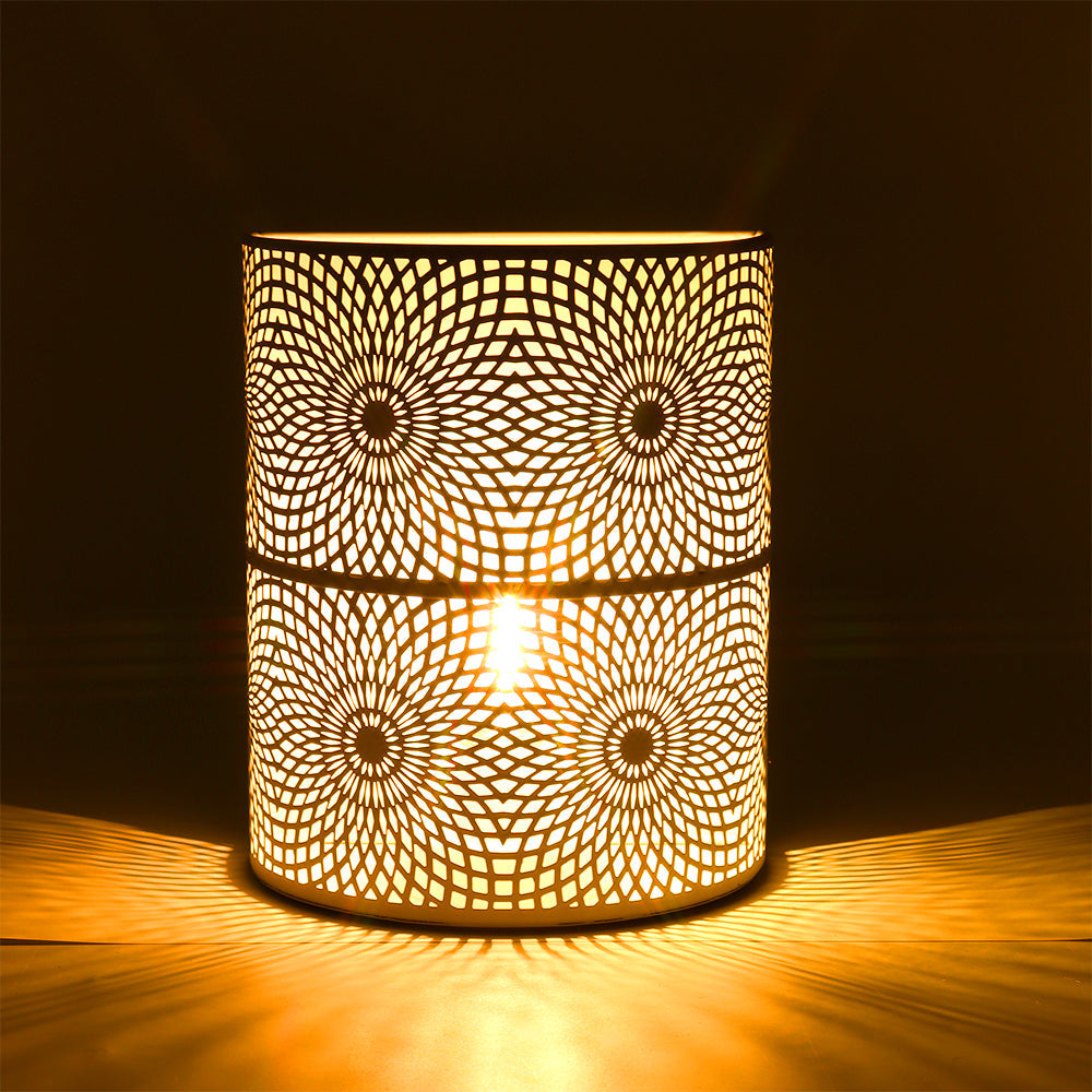 8''H Set of 2 Wall Sconce Lighting Metal Modern Wall Mount Lamp with 6-Hours Timer(Sunflower)-1