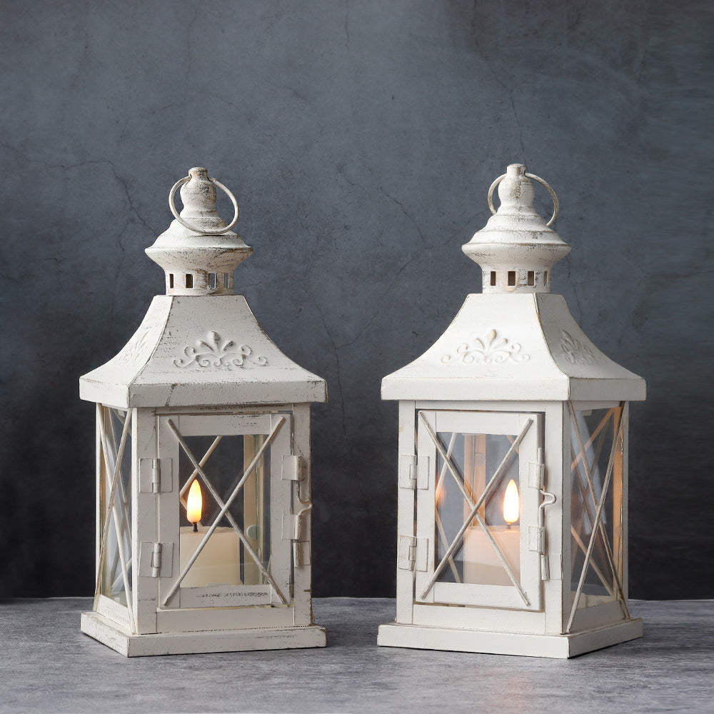 11'' High Decorative Candle Lantern (Set of2)-0