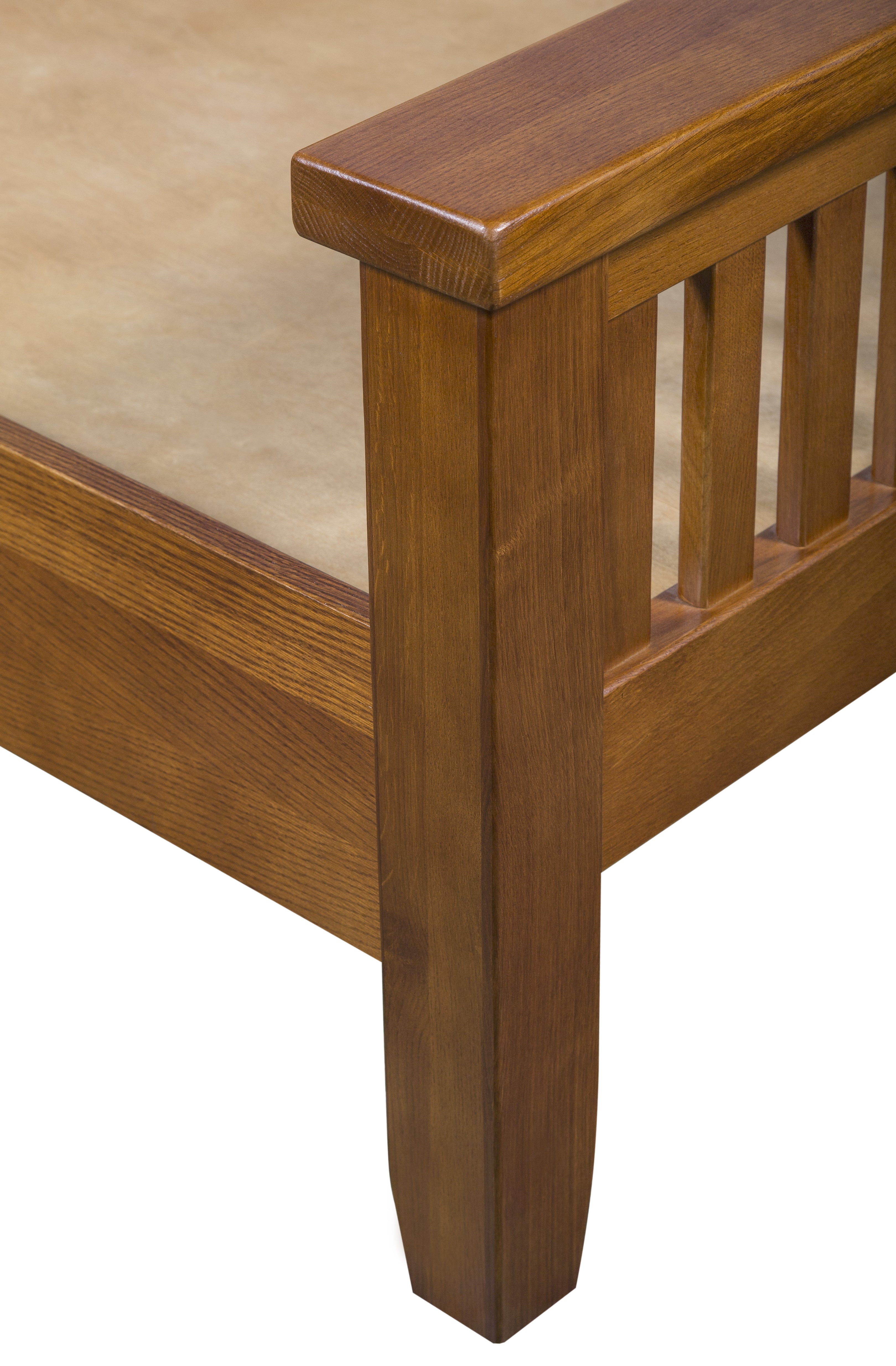 Mission Oak Slat Bed - Michael's Cherry