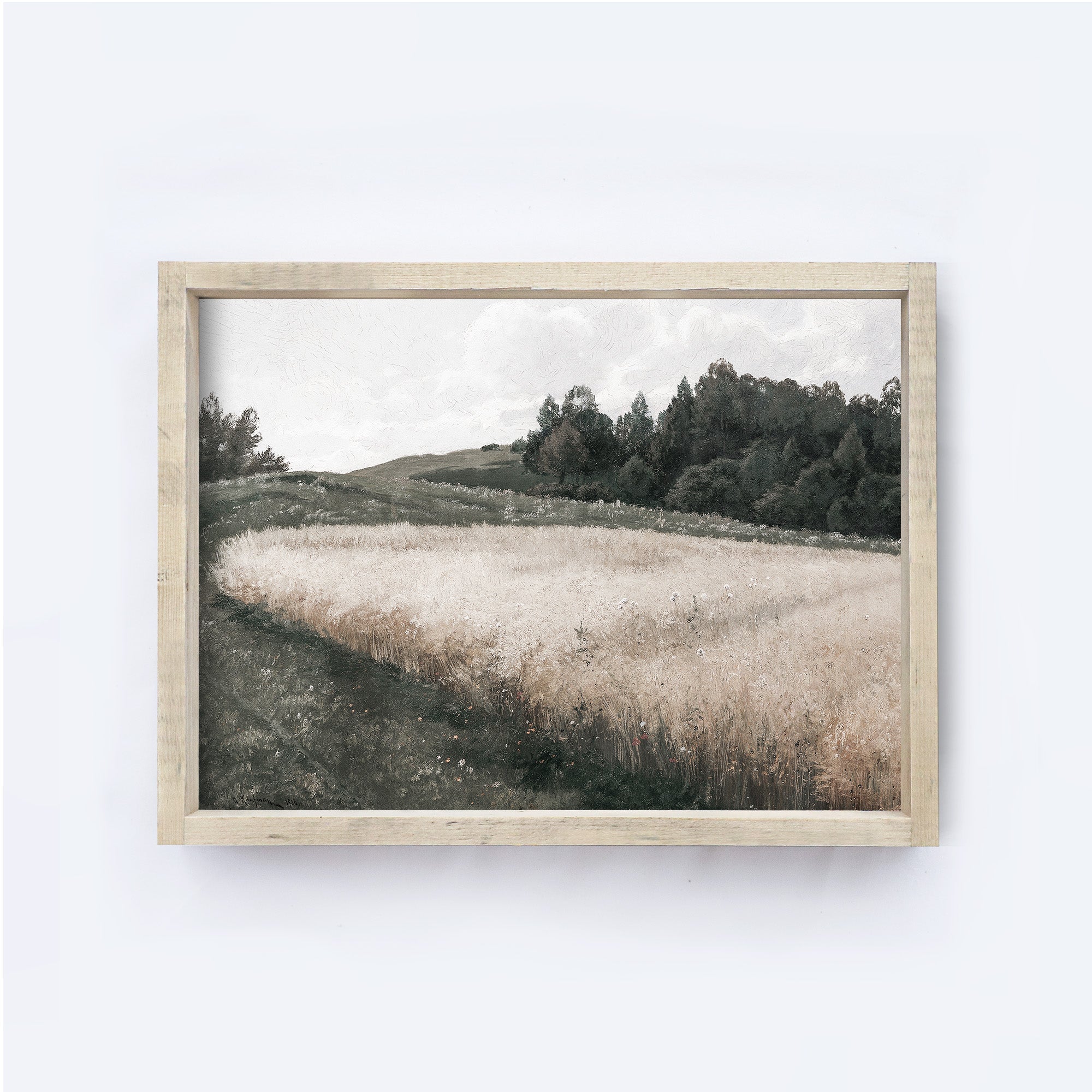 Vintage Wood Sign | Landscape Print A137-0