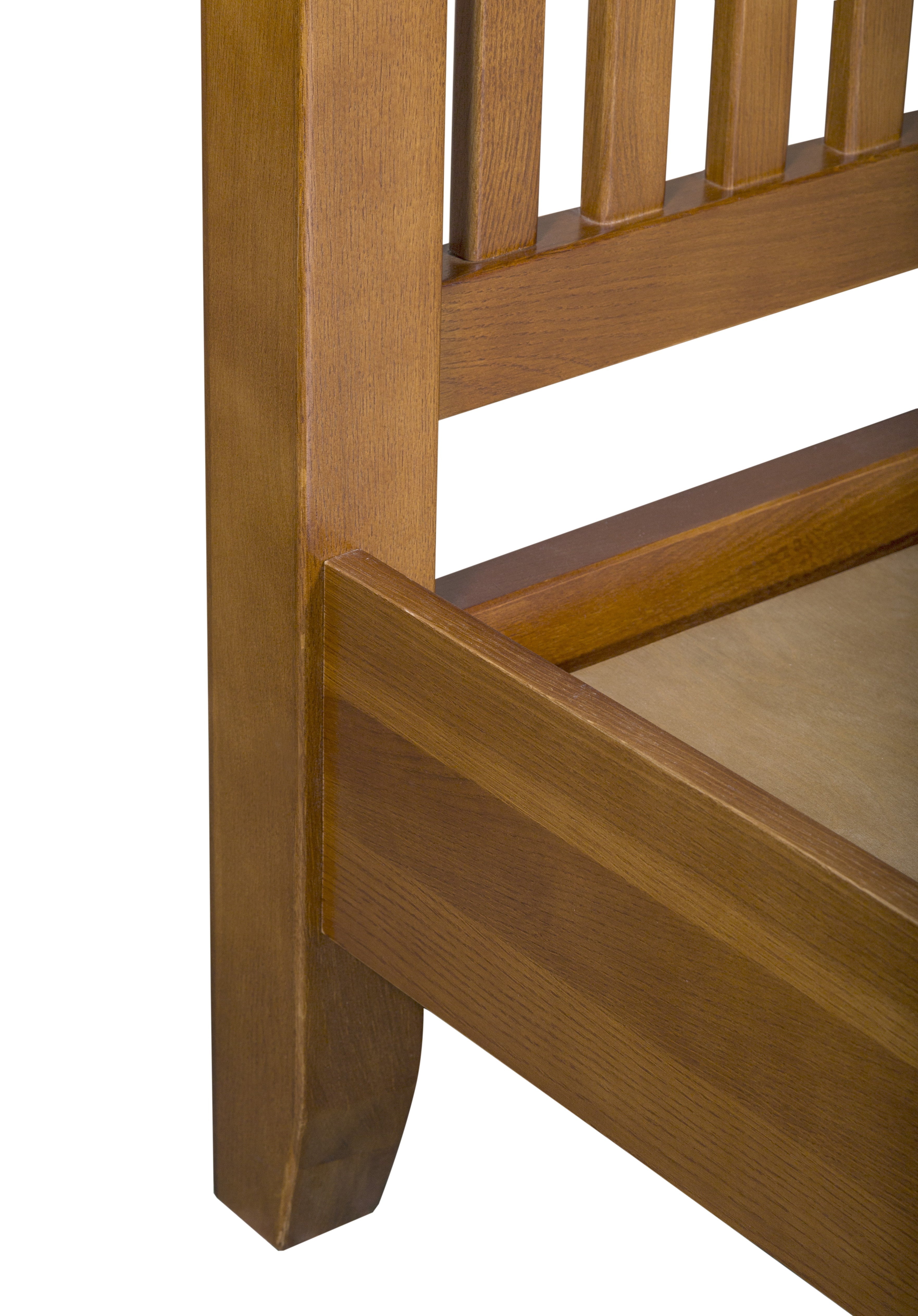 Mission Oak Slat Bed - Michael's Cherry
