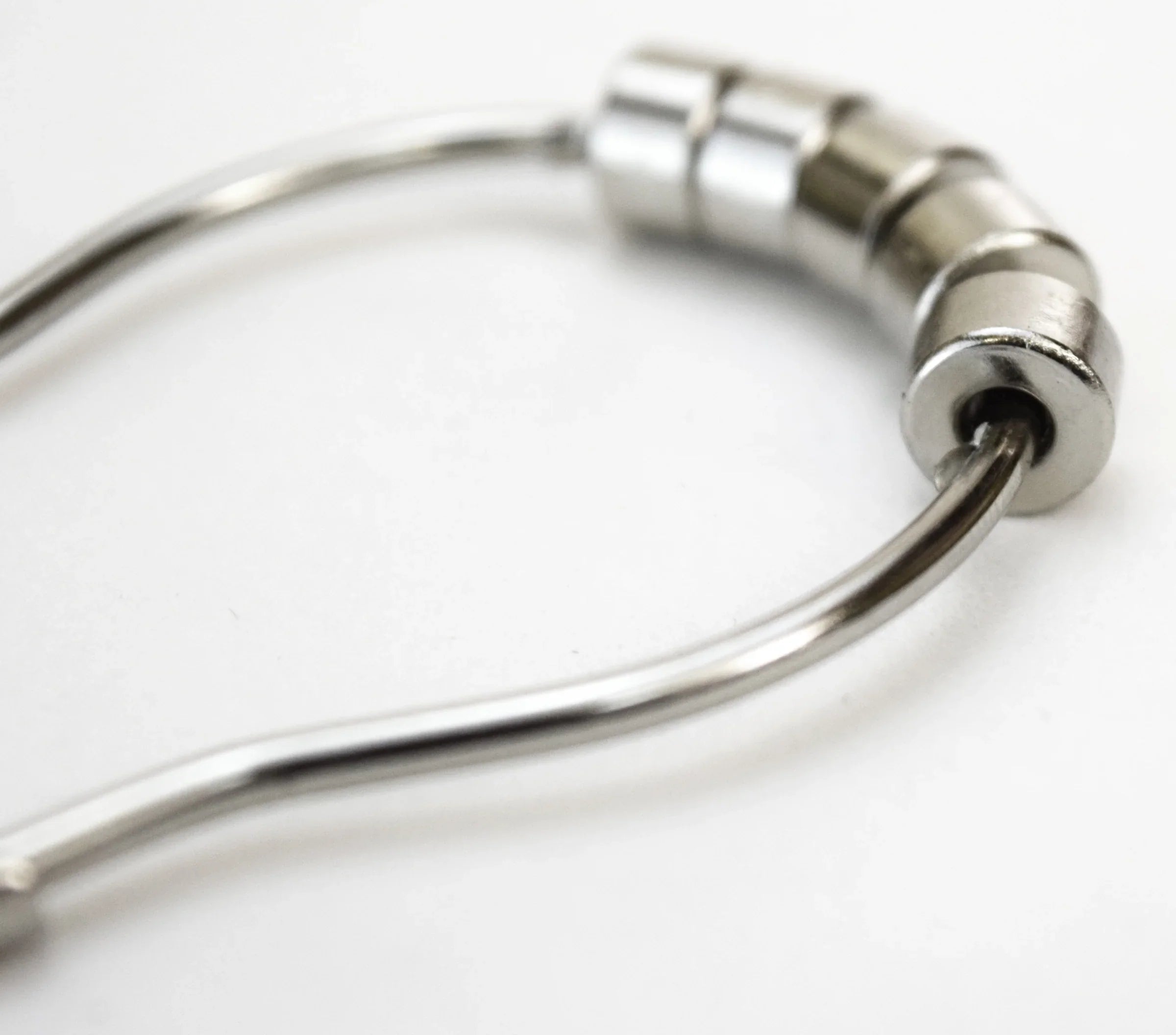 Grey Organic Cotton Waffle Shower Curtain | Mold Resistant & Quick Dry-2