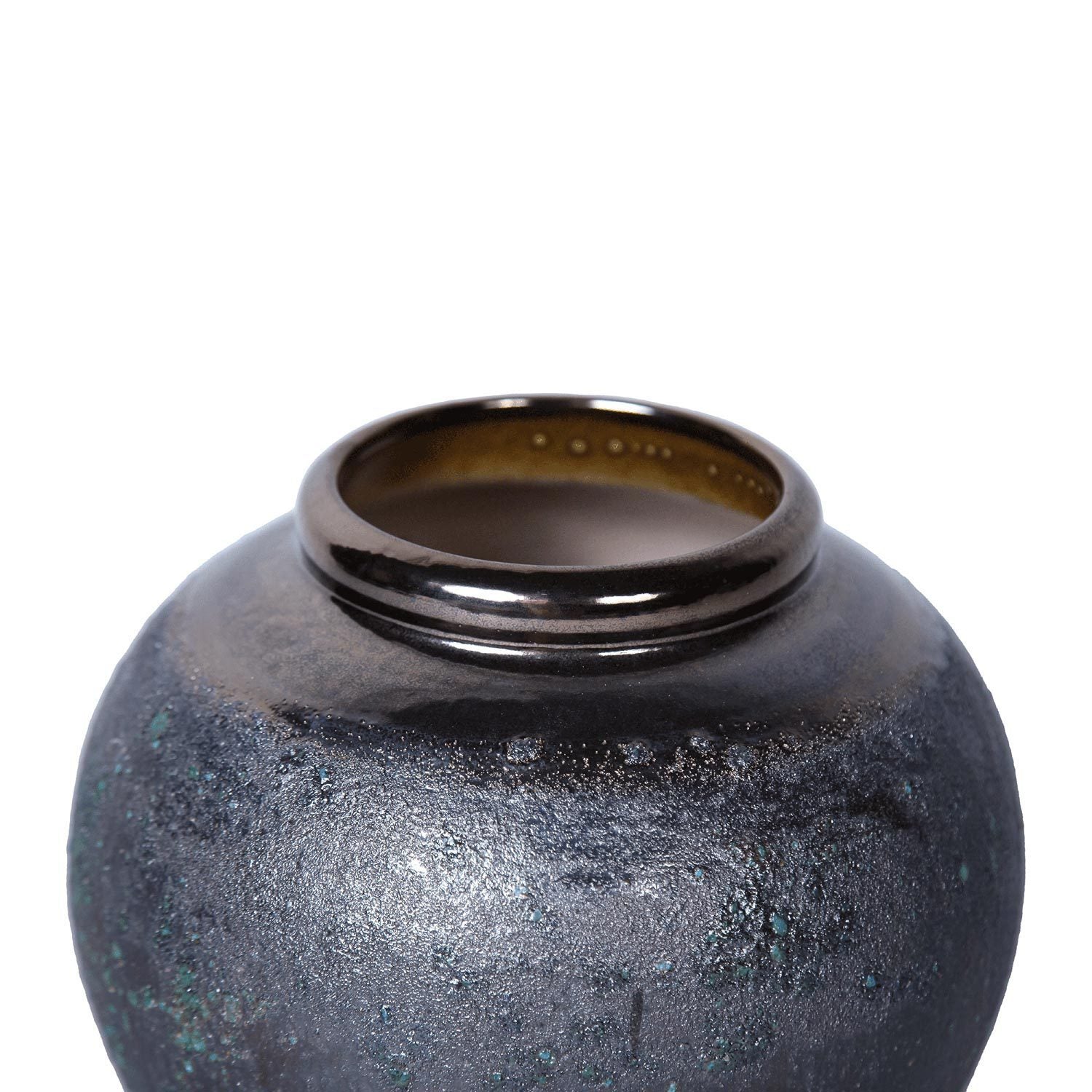 Vintage Smoke Ceramic Vase-1