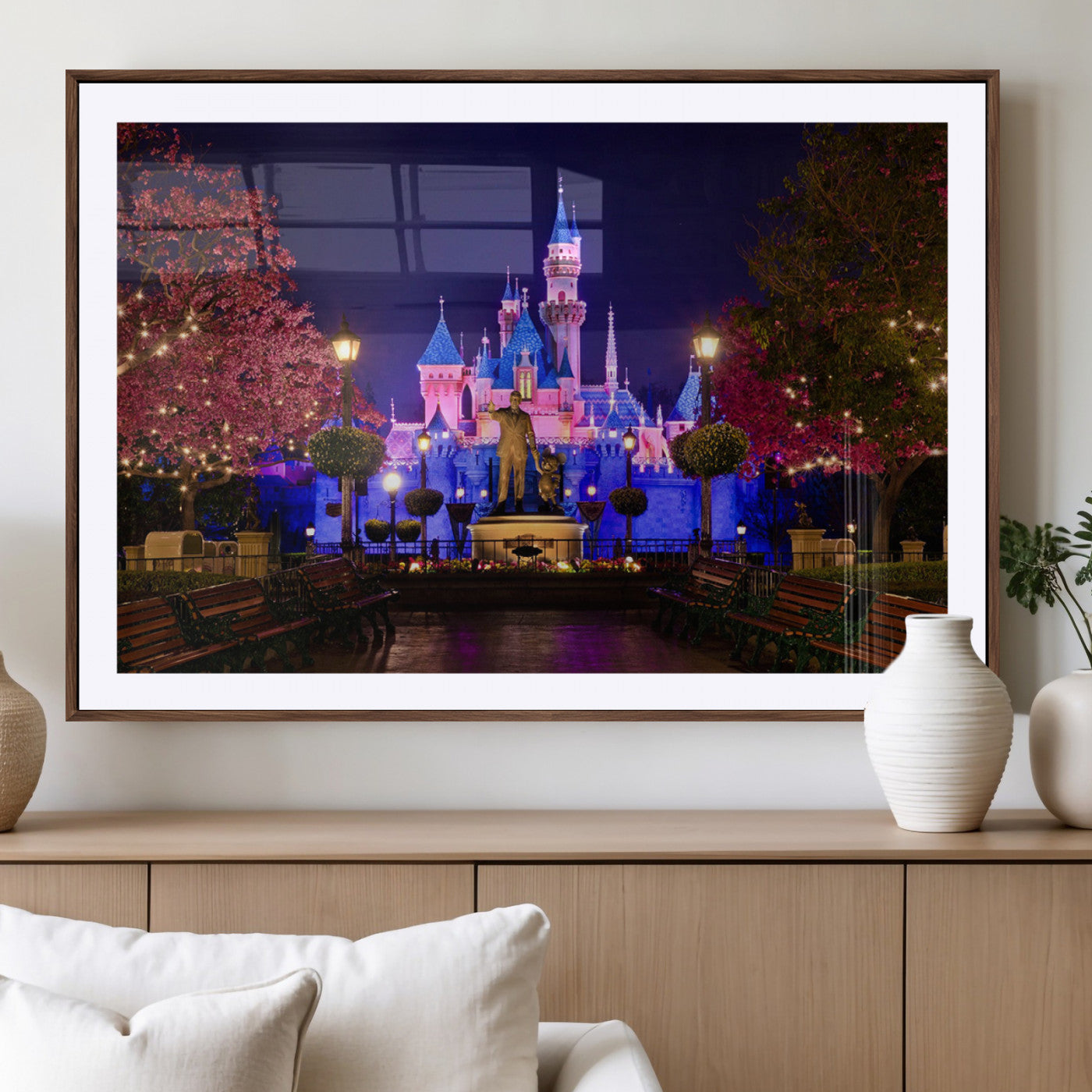 Castle Large Wall Art Disney Magic Kingdom Kids Room Decor -