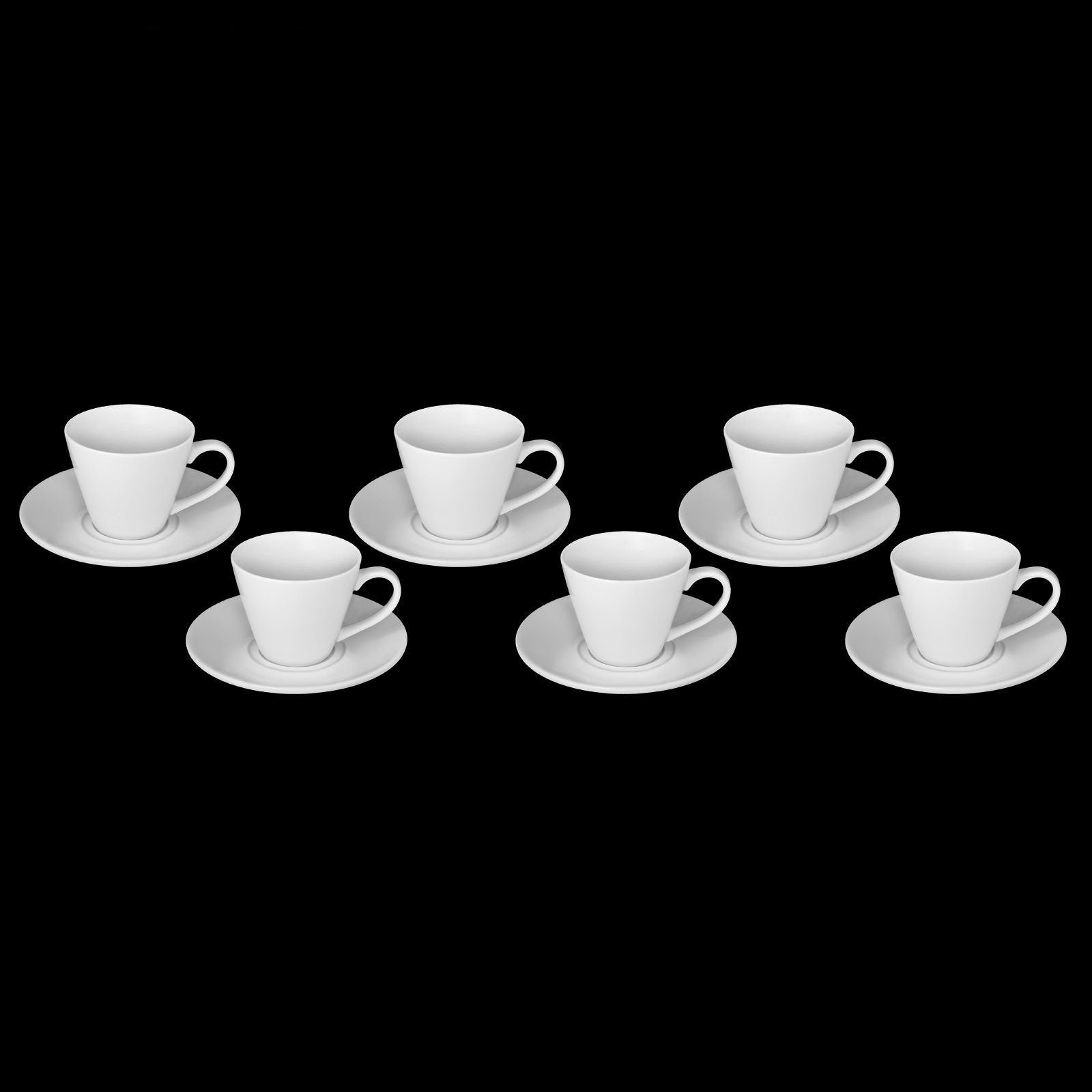 White 6 Oz | 180 Ml Tea Cup & Saucer-4