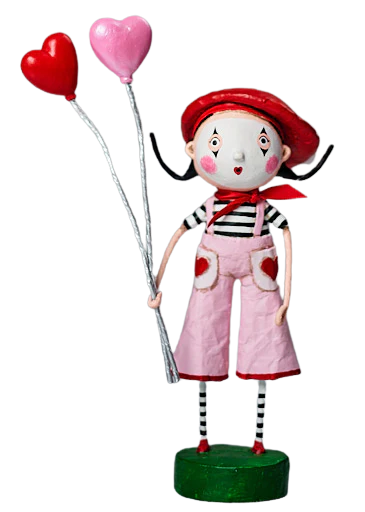 Be Mime Valentine's Day Figurine by Lori Mitchell *New for 2024*-0