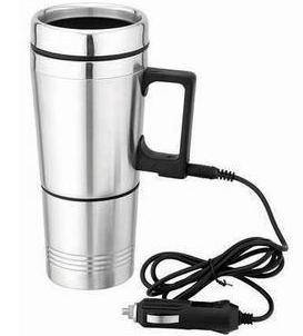 Portable Electric Car Water Keep Warmer Coffee Mug-1