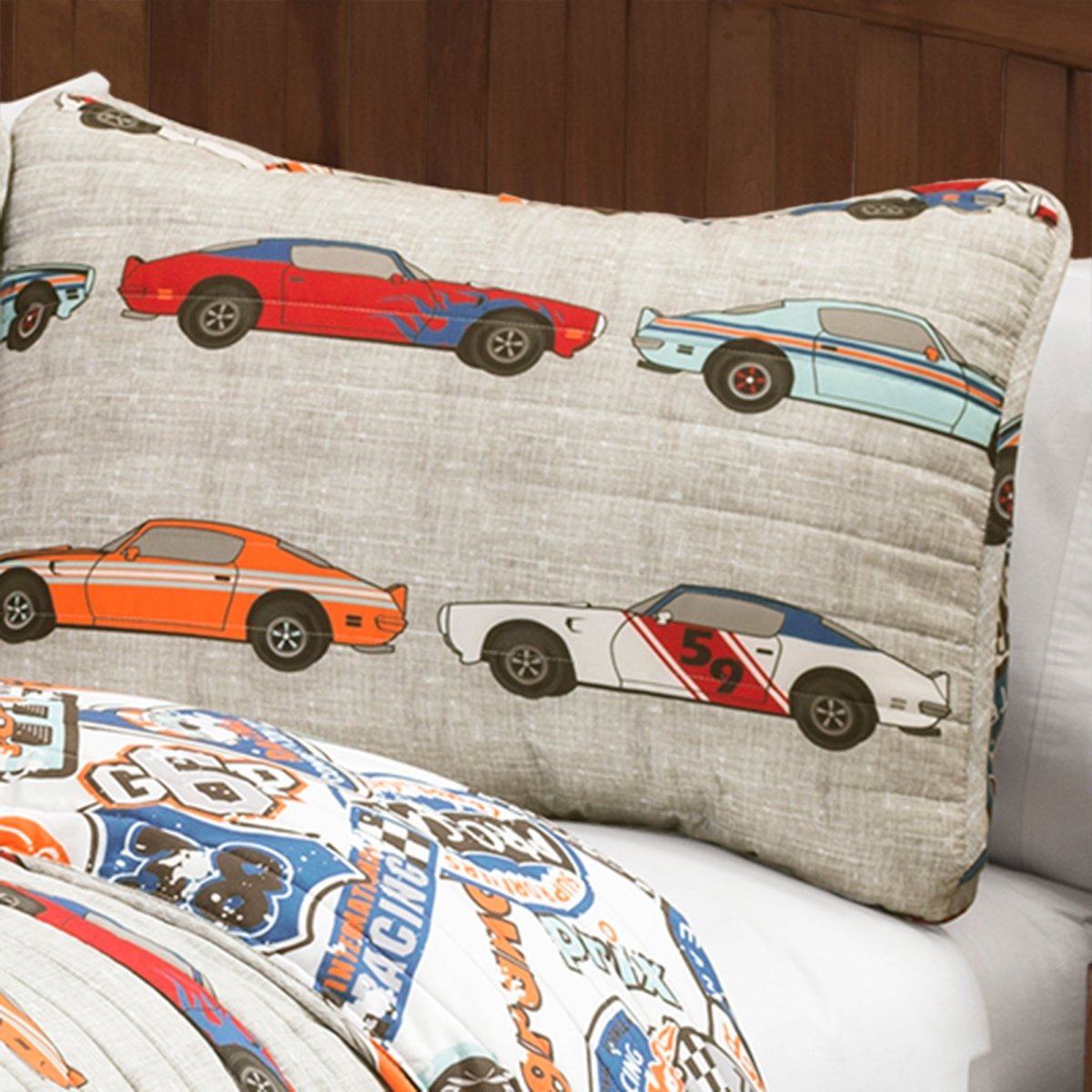 Race Cars Quilt Set