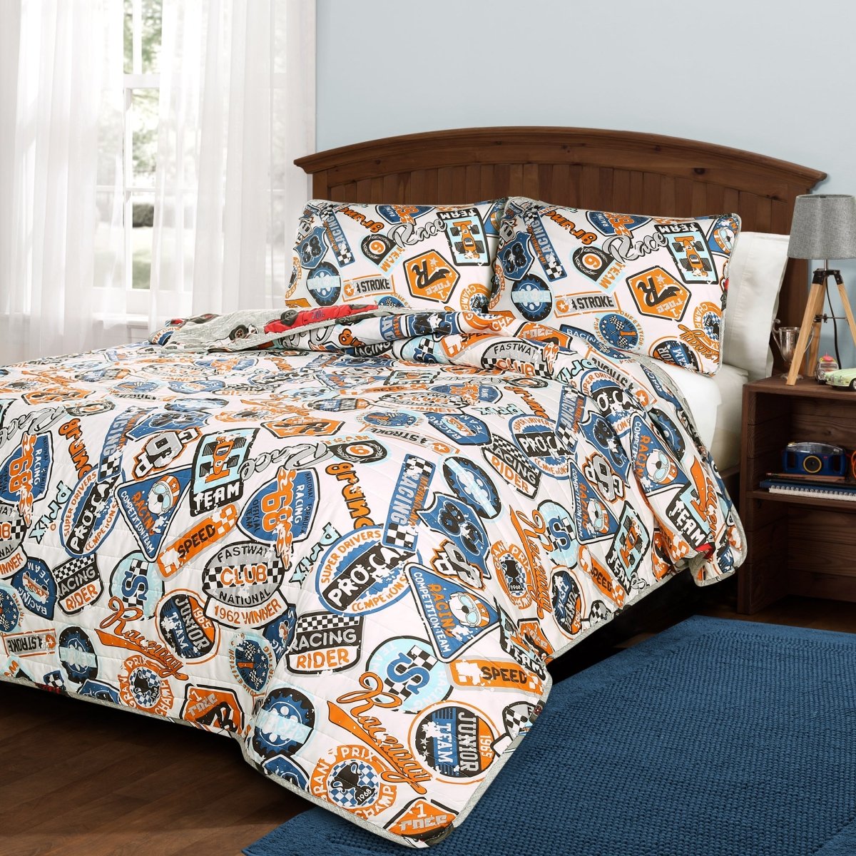 Race Cars Quilt Set