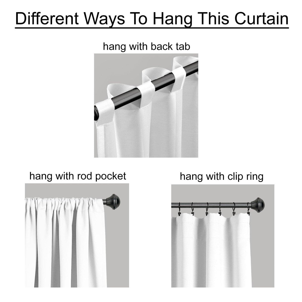 Farmhouse Vintage Stripe Recycled Cotton Blend Window Curtain Panel Set