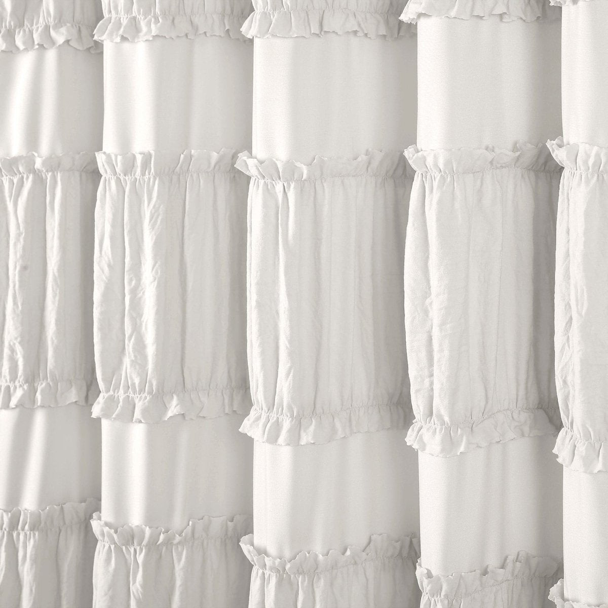 Nova Ruffle Shower Curtain