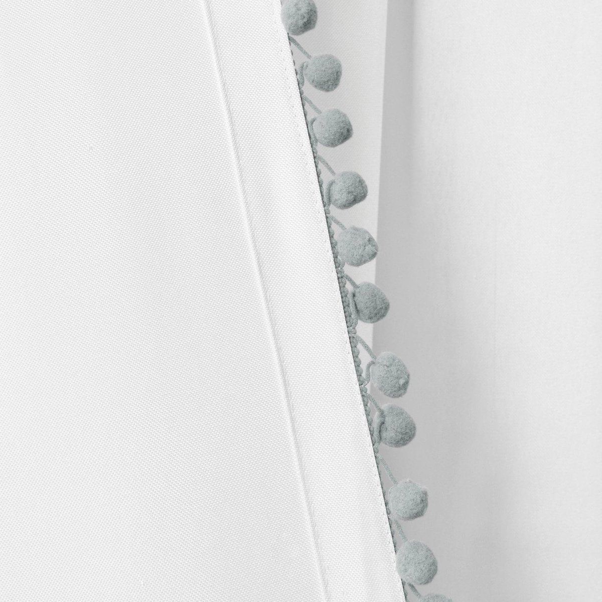 Pom Pom Window Curtain Panel