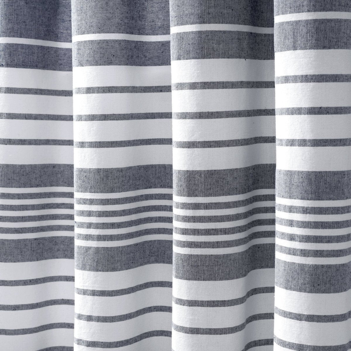 Nantucket Yarn Dyed Tassel Fringe Window Curtain Panel Set